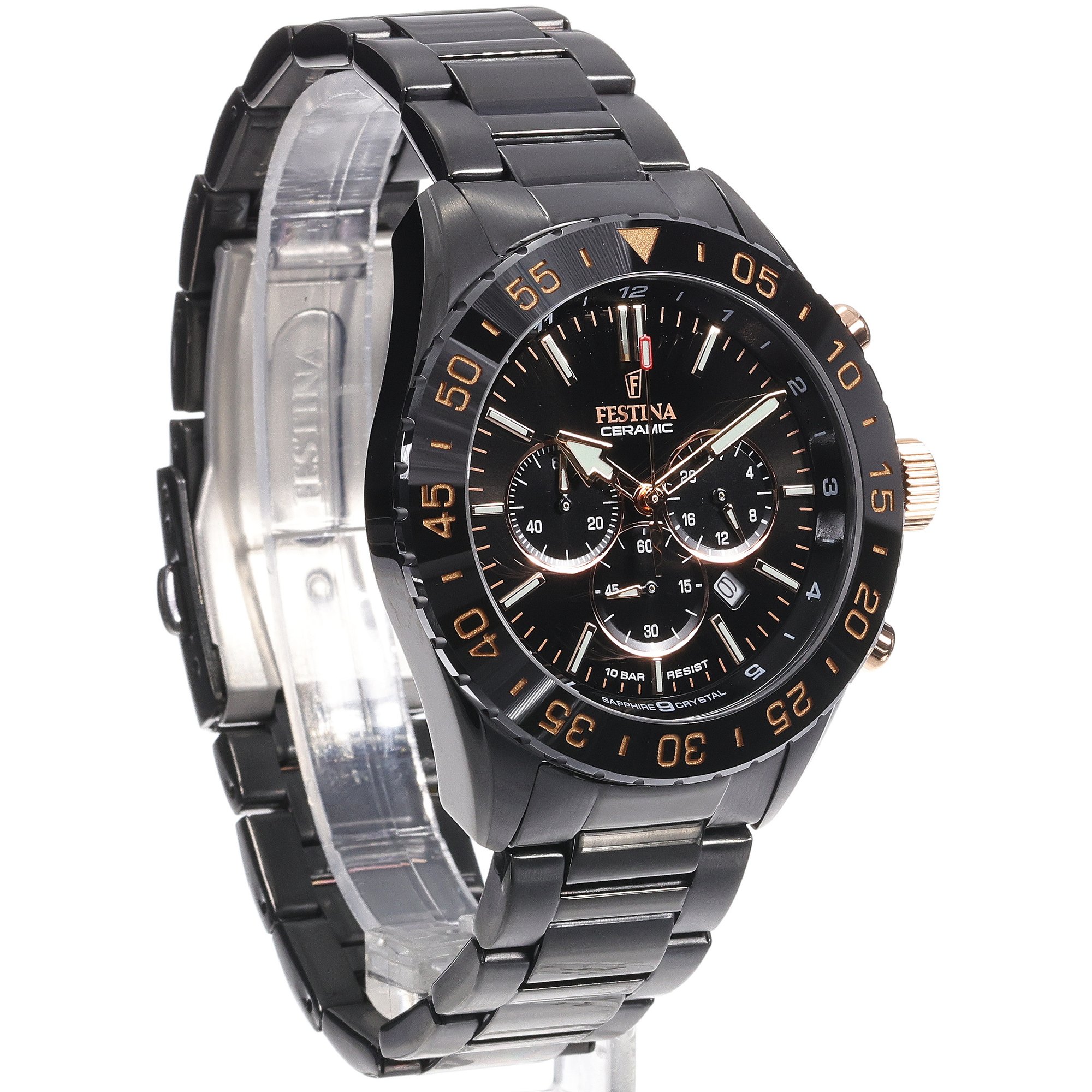 Festina F20577-1 zegarek męski Ceramic - miniatura 3