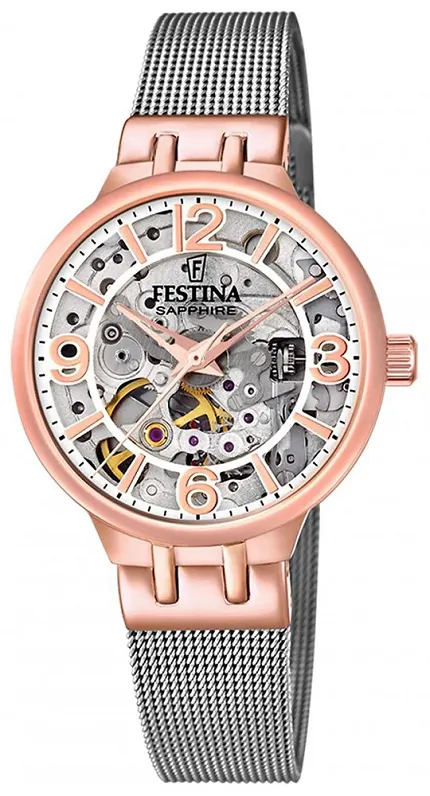 Festina F20581-1 Automatic Automatic Skeleton Sapphire - zdjęcie 1