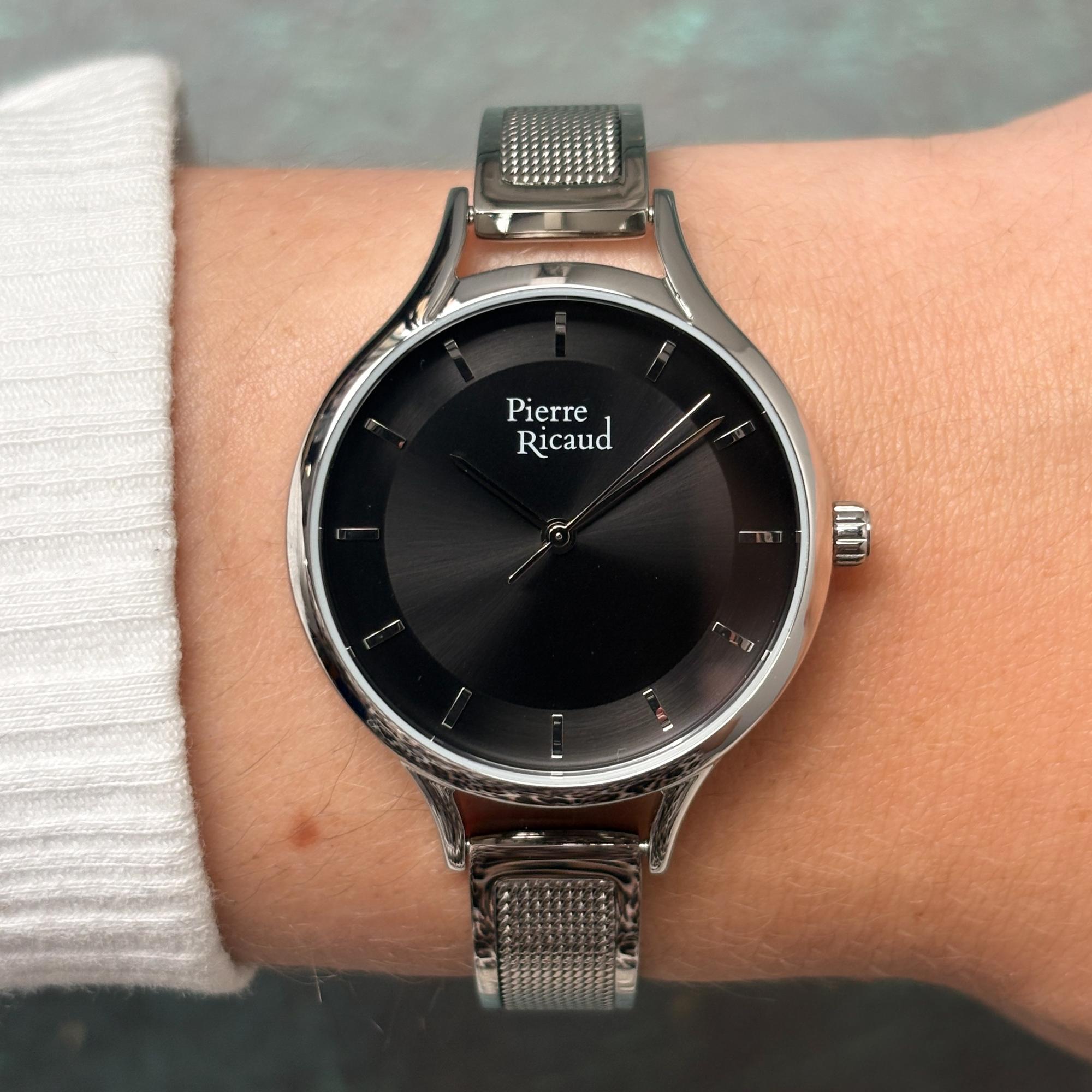 Festina F20597-1 zegarek srebrny klasyczny Mademoiselle bransoleta