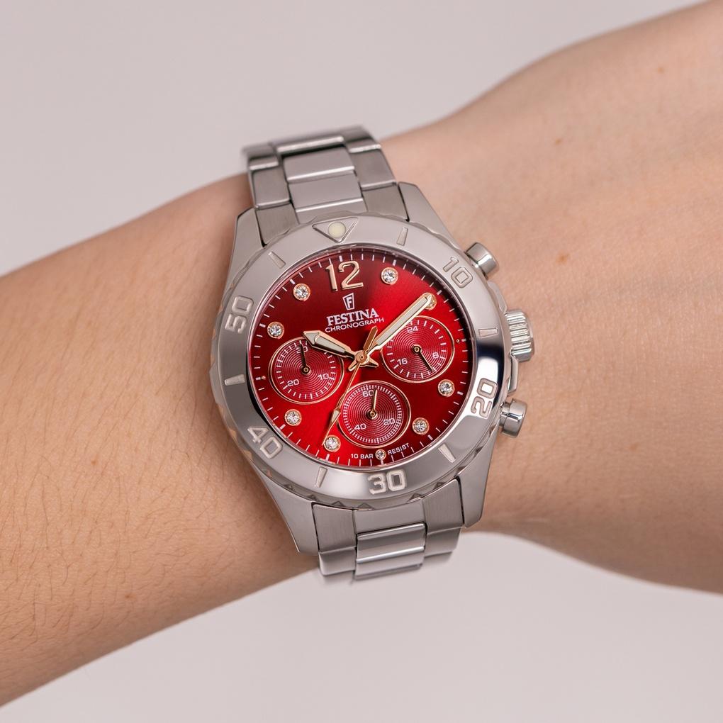 Festina F20603-2 Boyfriend Chronograph zegarek klasyczny Boyfriend - miniatura 4