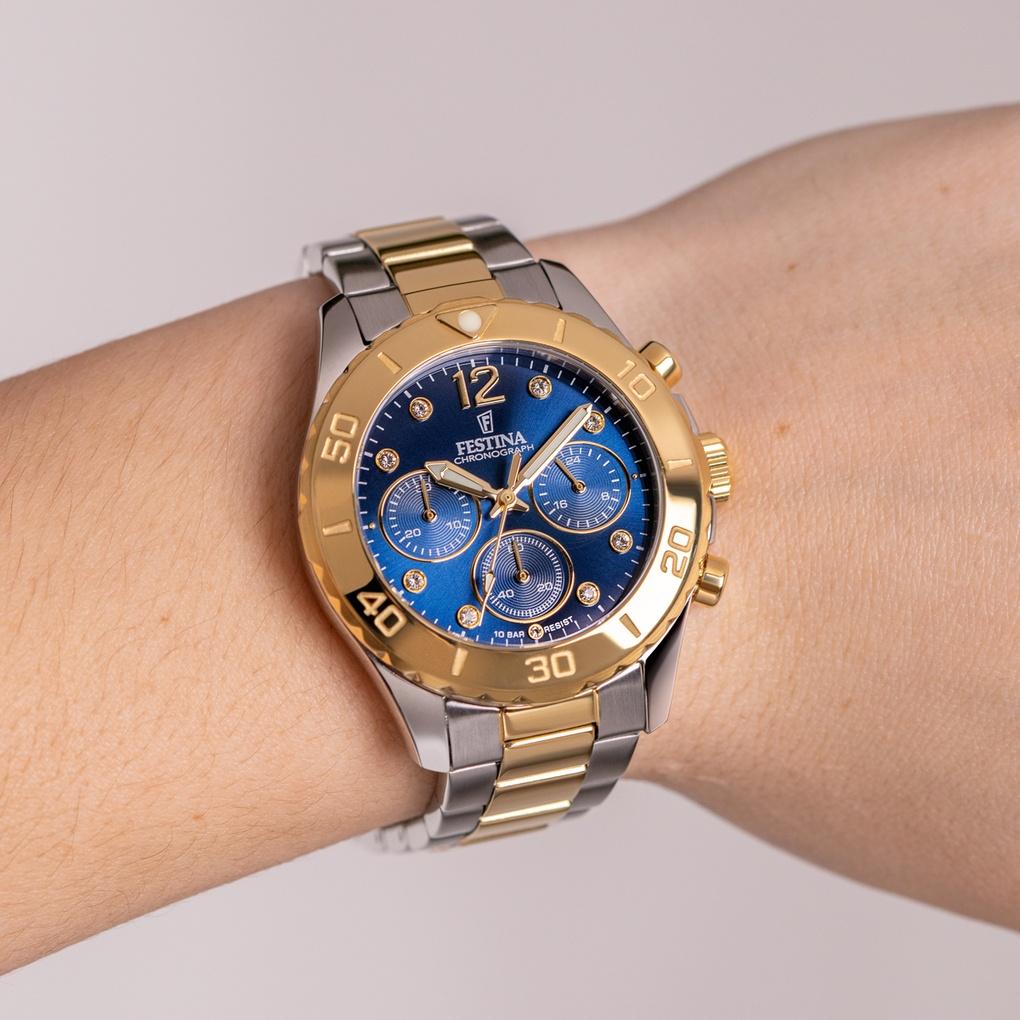 Festina F20604-3 Boyfriend Chronograph zegarek klasyczny Boyfriend