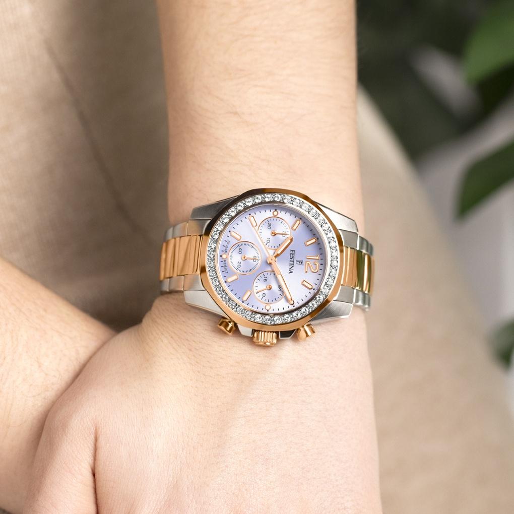 Festina F20608-3 Mademoiselle Mademoiselle Chrono zegarek damski elegancki mineralne - miniatura 8