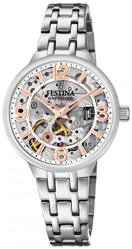 Festina F20614-1 Automatic Automatic Skeleton Sapphire - zdjęcie 1