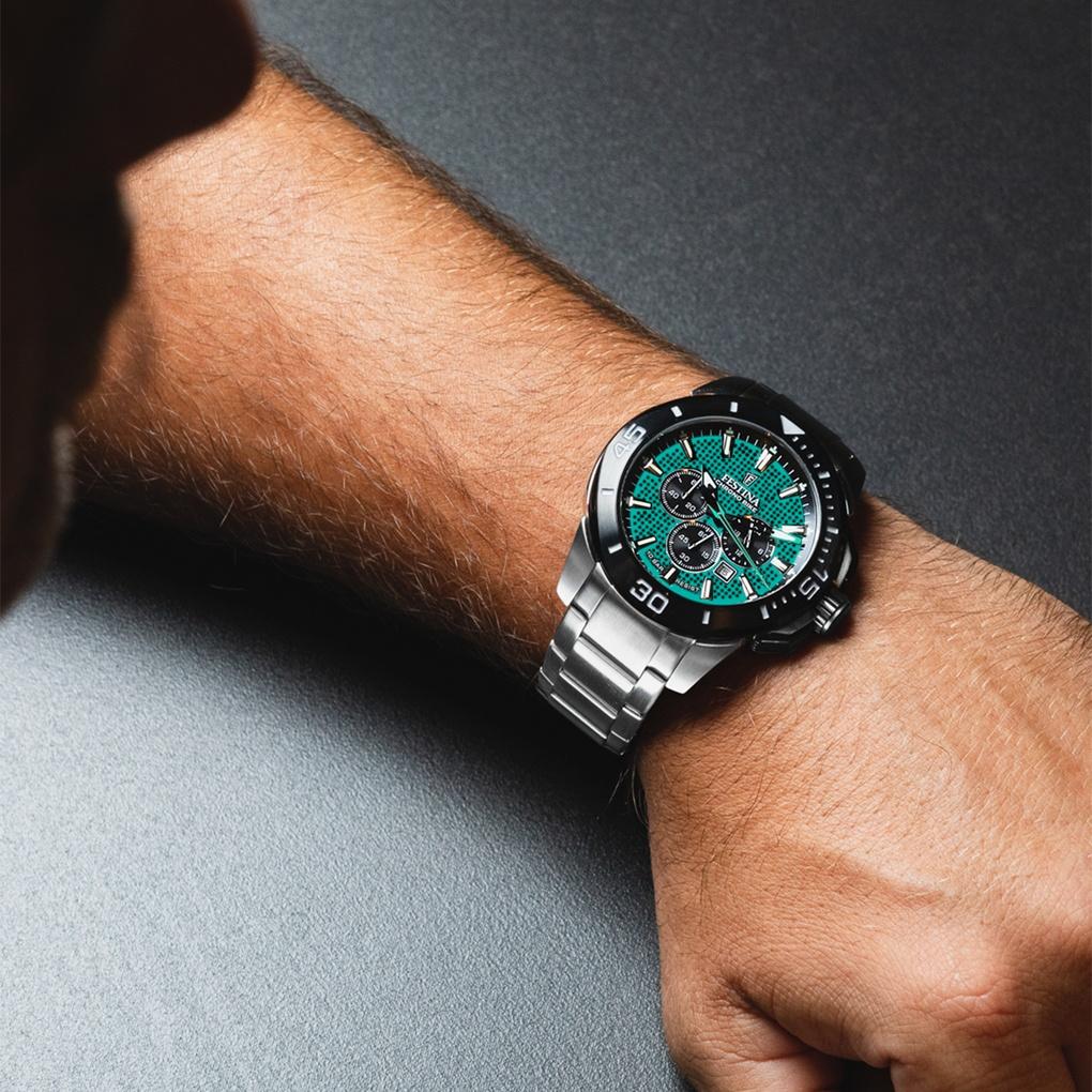 Festina F20641-3 Chrono Bike Chrono Bike zegarek męski sportowy mineralne utwardzane