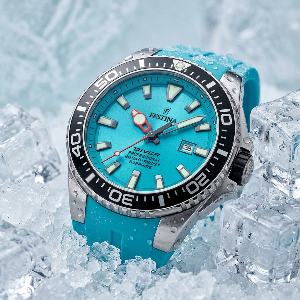 Festina F20664-5 Diver The Originals Diver zegarek męski klasyczny szafirowe - miniatura 8