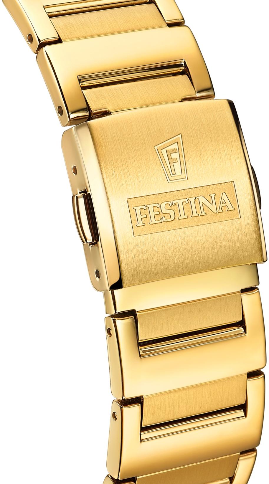 Festina F20678-5 zegarek złoty klasyczny Classic bransoleta
