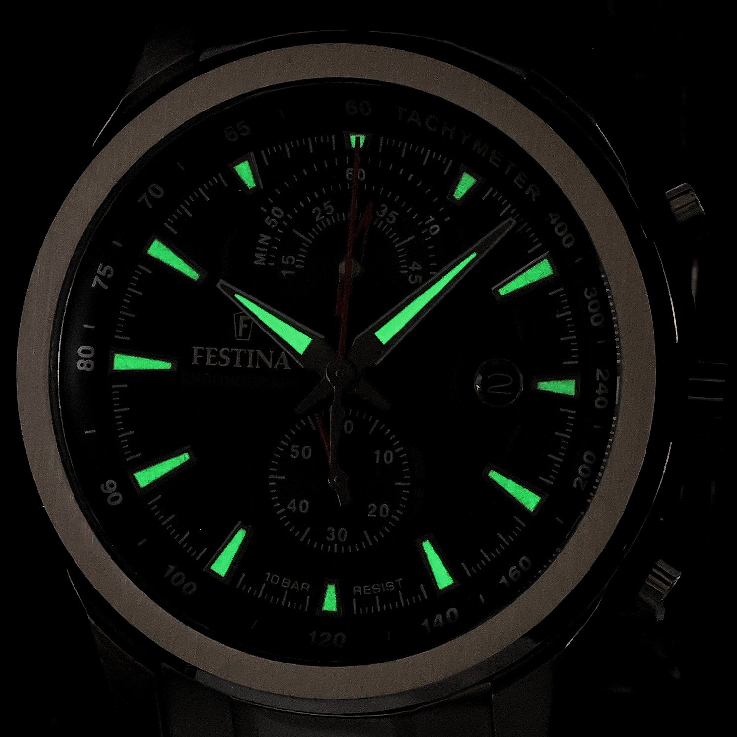 Festina F20694-6 Timeless Chronograph Timeless Chronograph sportowy zegarek srebrny - miniatura 7