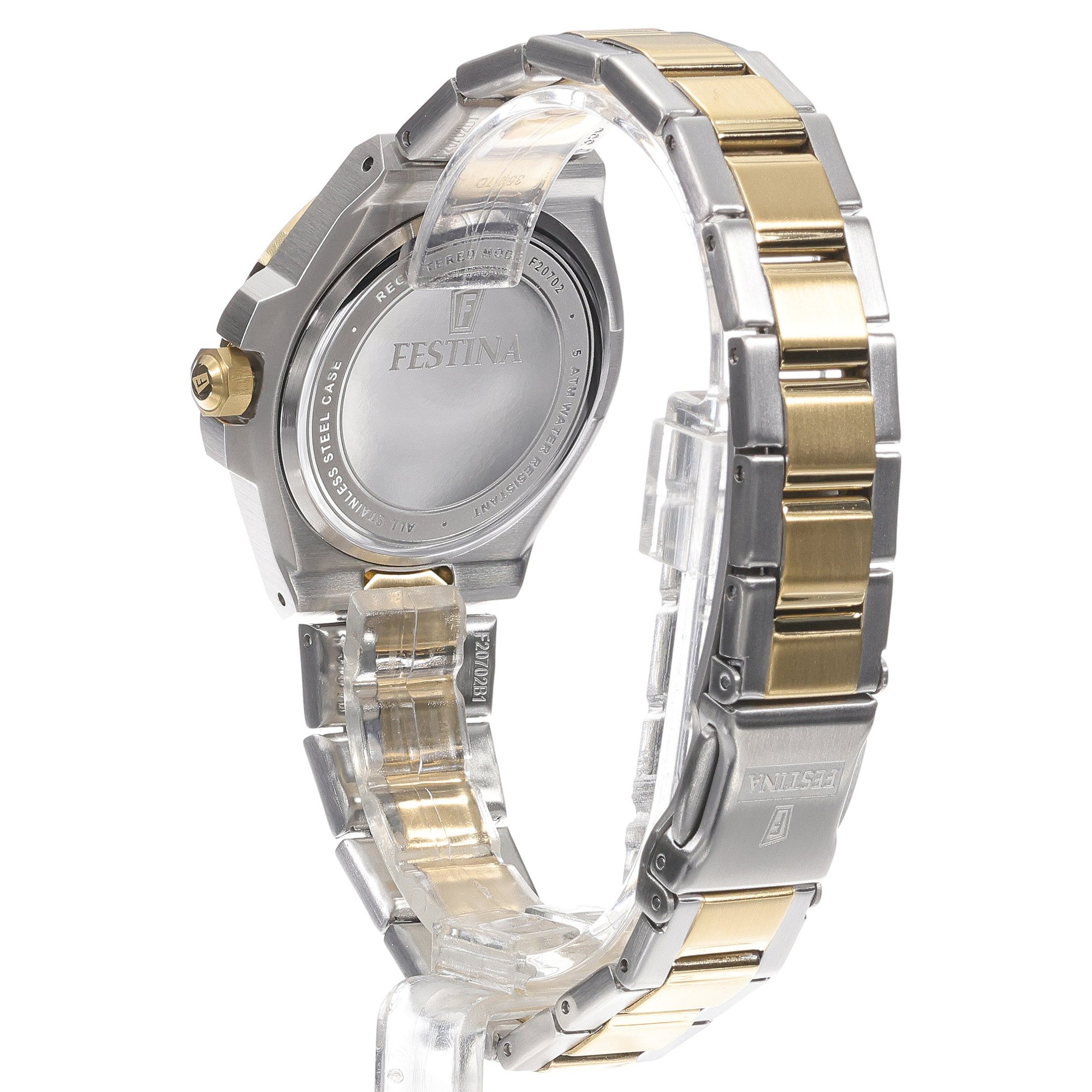Festina F20702-2 zegarek srebrny elegancki Mademoiselle bransoleta - miniatura 4