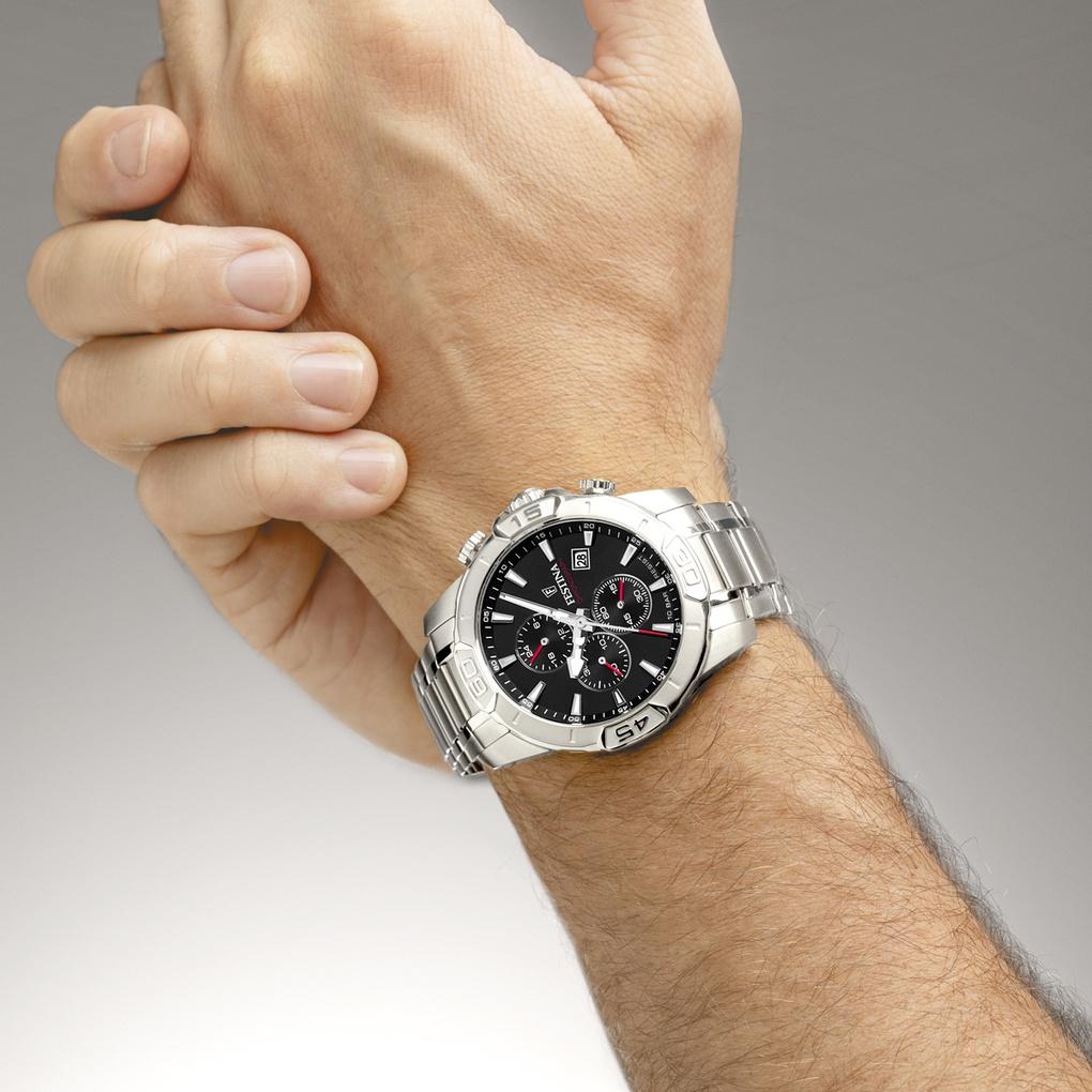 Festina F20704-3 Timeless Chronograph Timeless Chronograph zegarek srebrny - miniatura 7