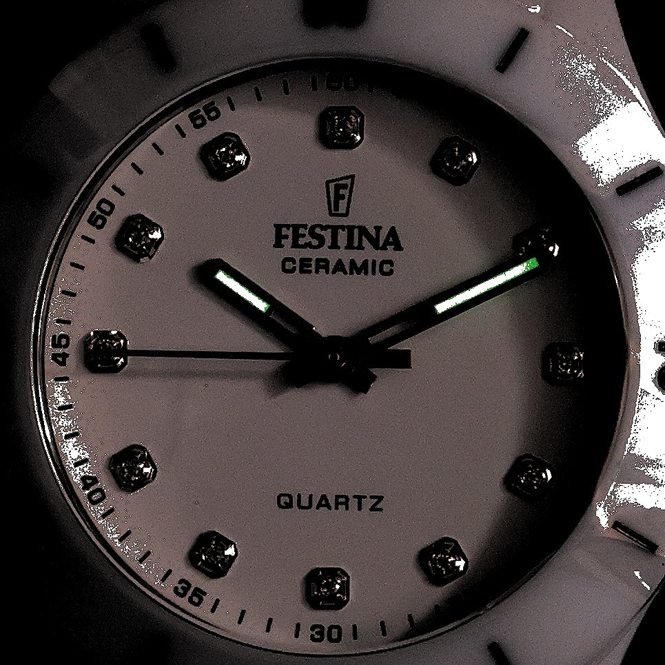 Festina F20720-2 zegarek biały typudiver Ceramic bransoleta - miniatura 5