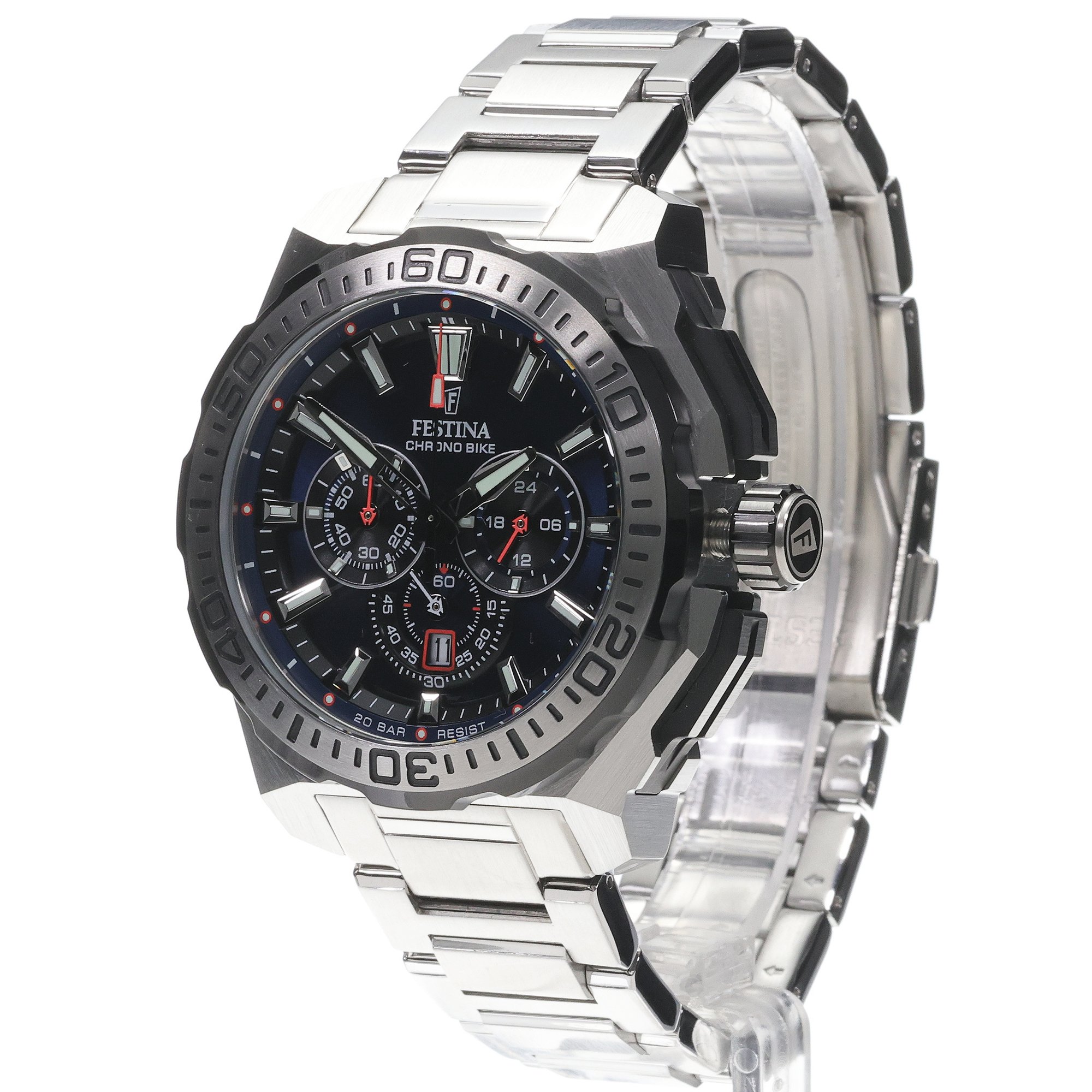 Festina F20724-2 zegarek męski typudiver Chrono Bike bransoleta