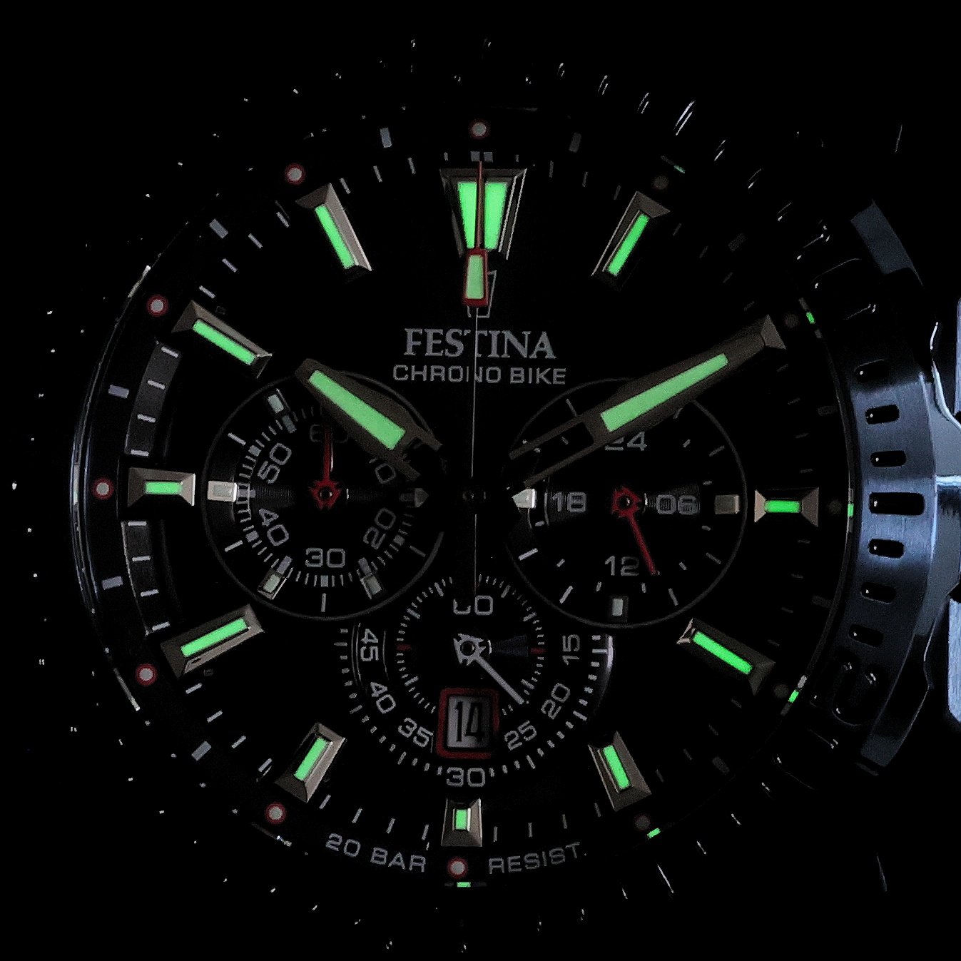 Festina F20729-1 zegarek niebieski typudiver Chrono Bike bransoleta - miniatura 5