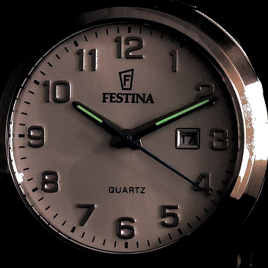 Festina F20737-1 zegarek srebrny klasyczny Classic bransoleta - miniatura 5