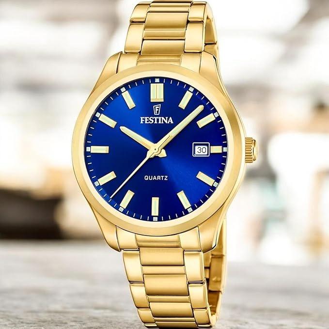 Festina F20740-2 męski zegarek Classic bransoleta - miniatura 7