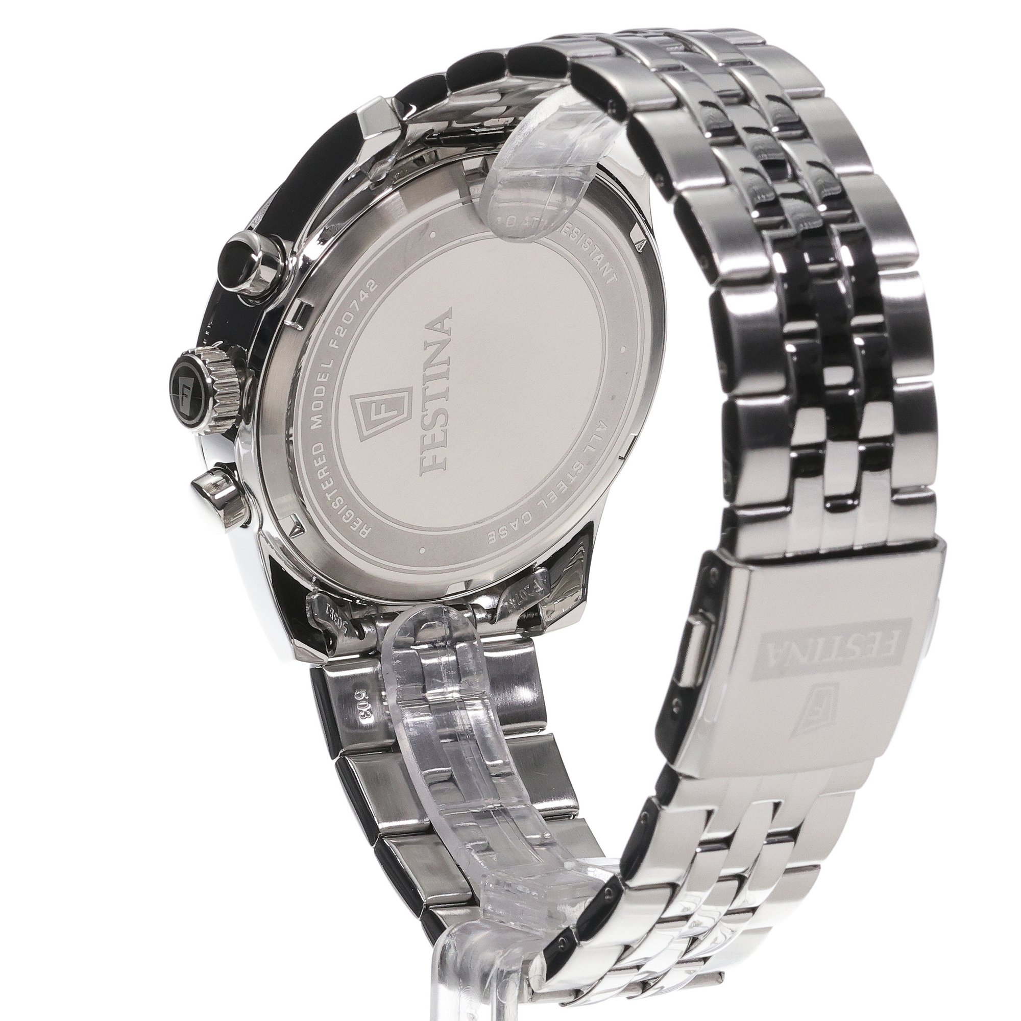 Festina F20742-2 męski zegarek Chronograf bransoleta