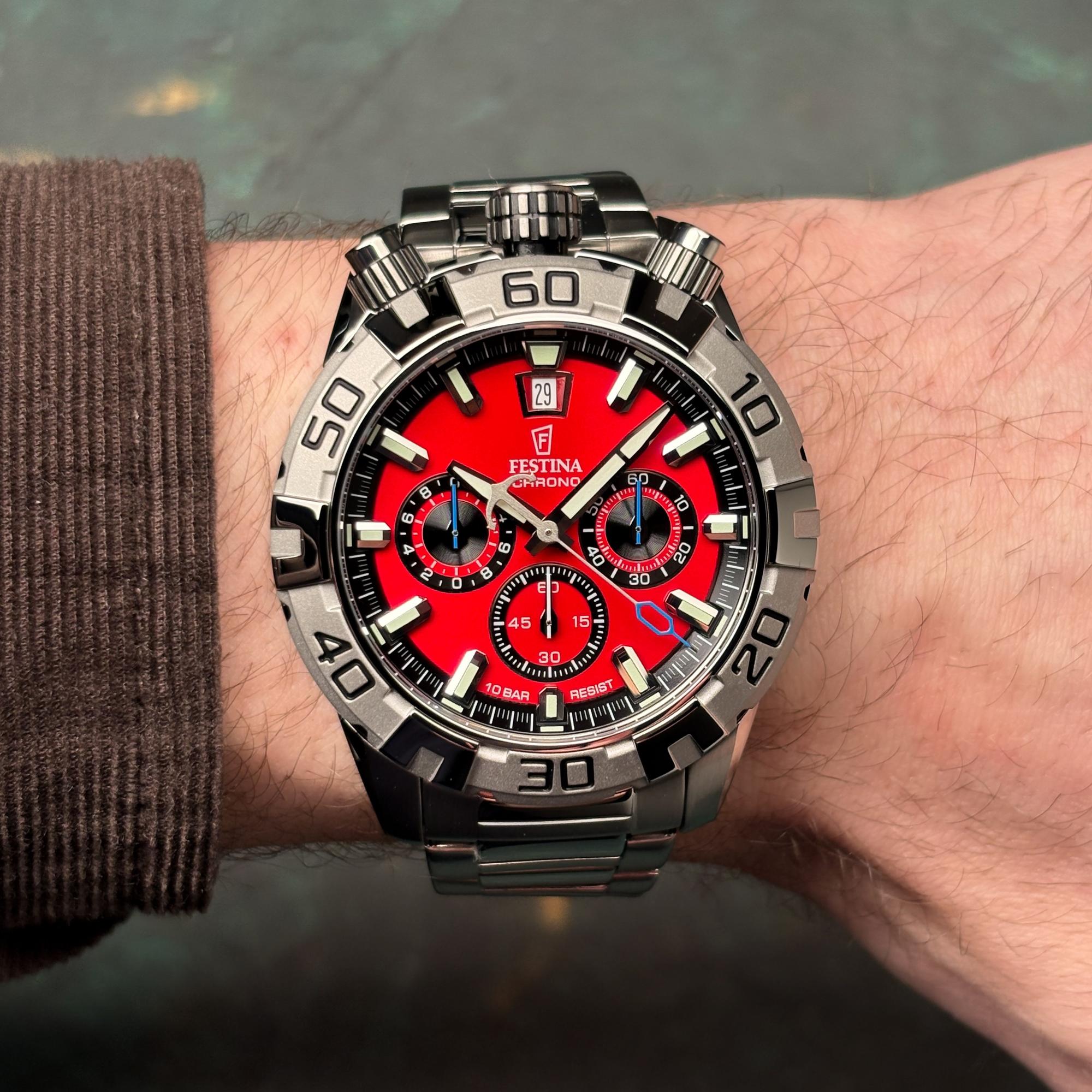 Festina F20743-5 zegarek męski sportowy Męskie bransoleta