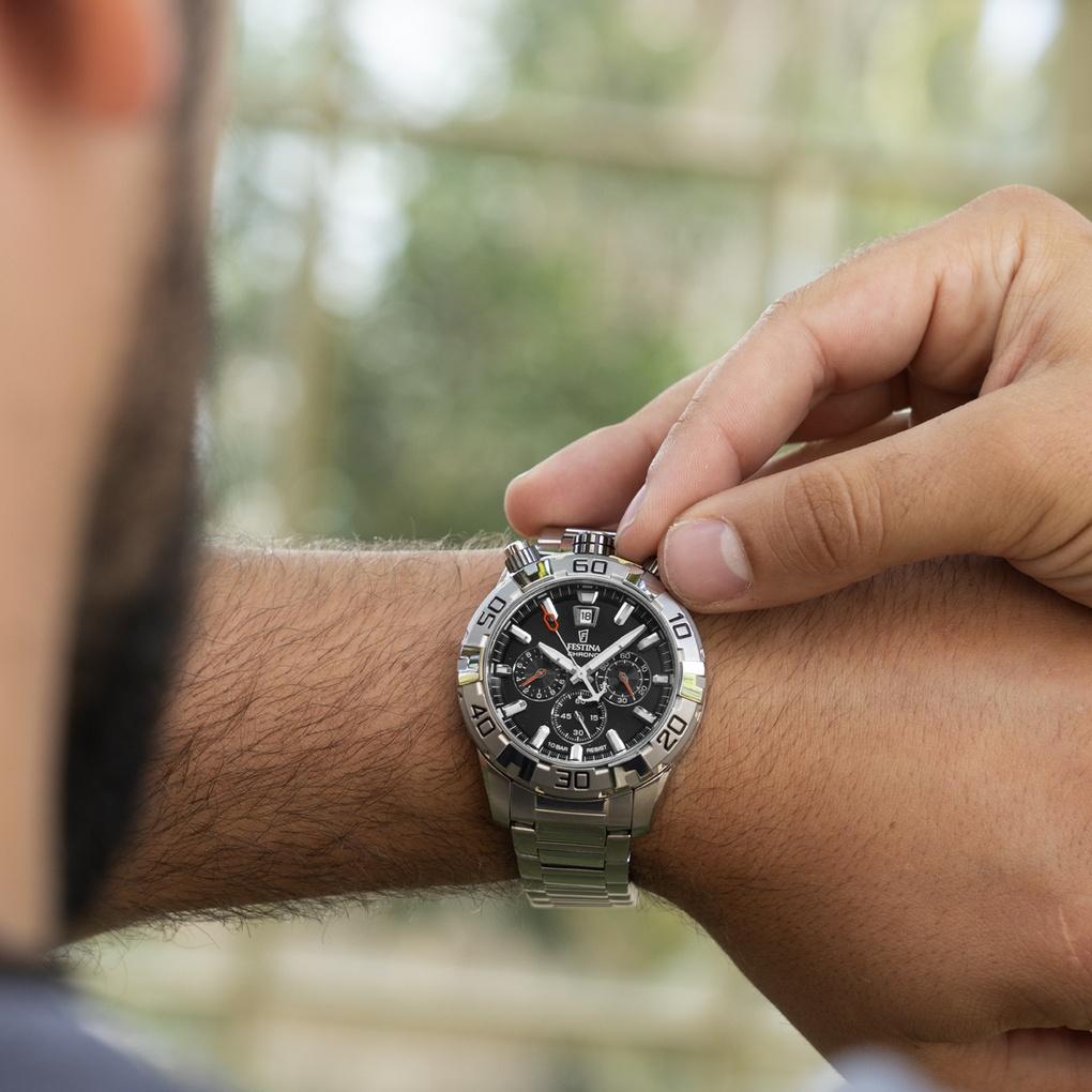 Festina F20743-6 zegarek męski sportowy Męskie bransoleta - miniatura 10