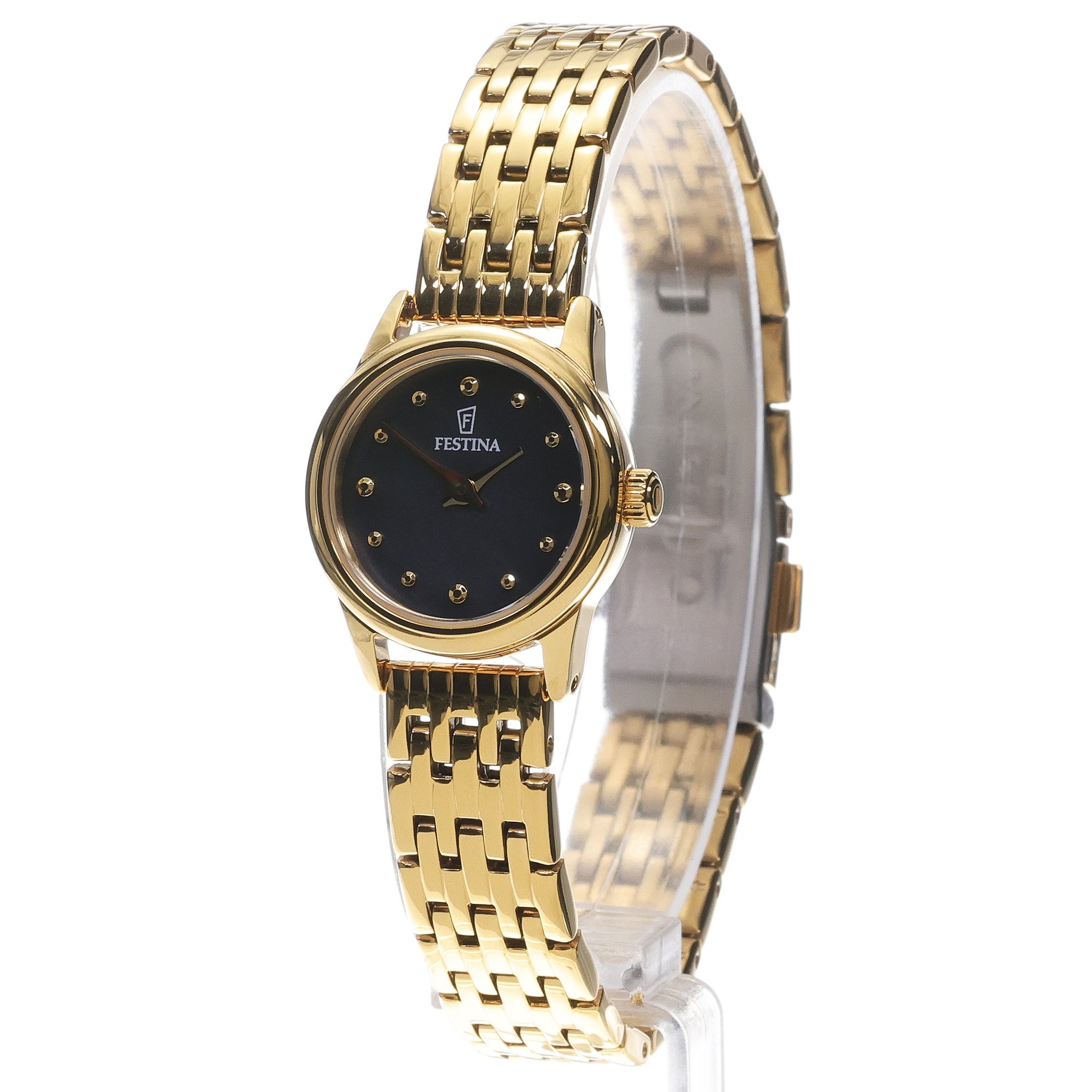Festina F20750-6 zegarek złoty klasyczny Mademoiselle bransoleta - miniatura 2
