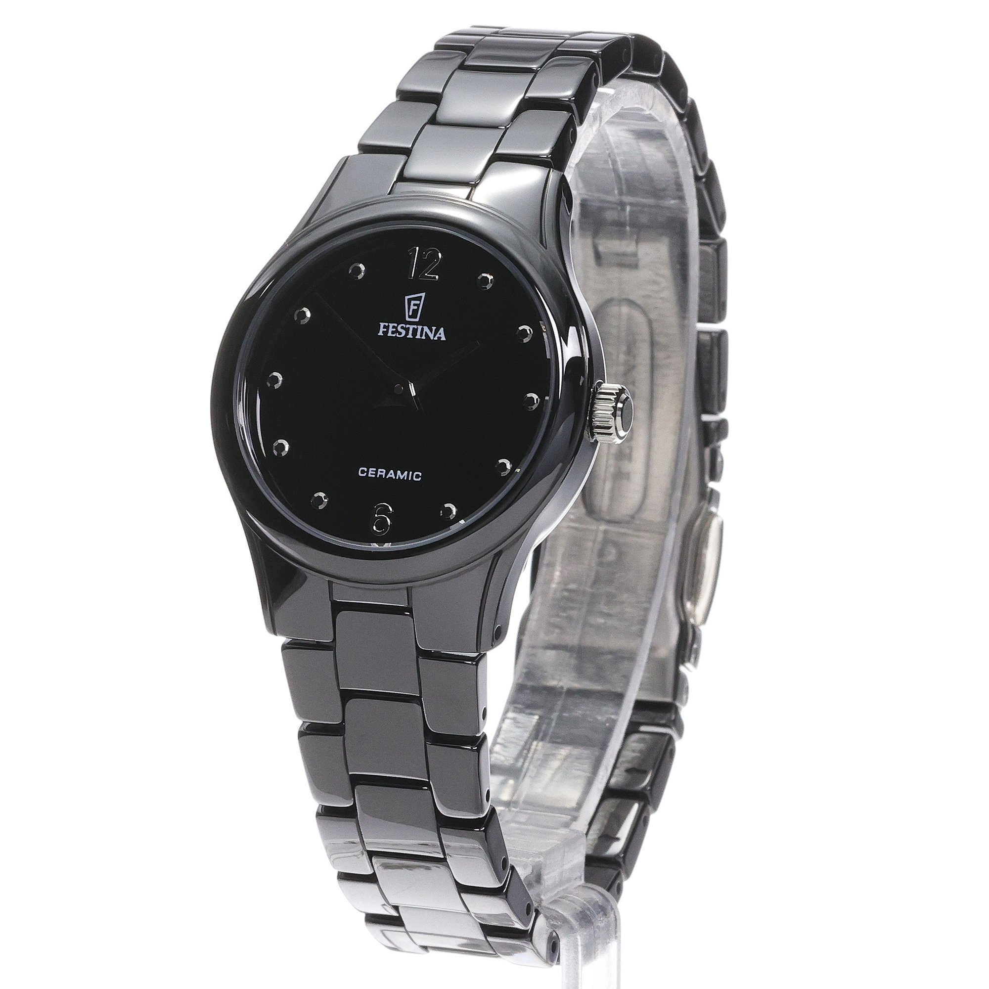 Festina F20751-7 Ceramic Ceramic zegarek damski klasyczny mineralne - miniatura 2