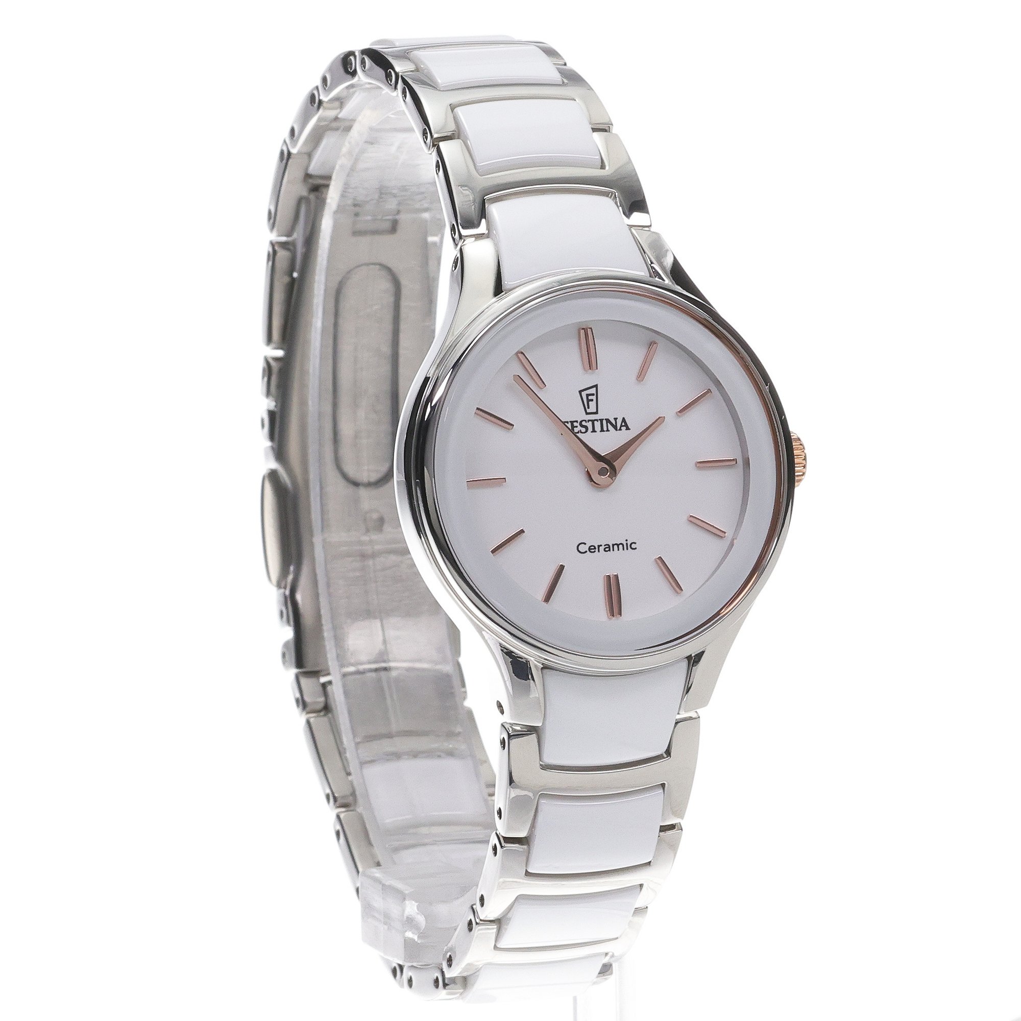 Festina F20752-1 damski zegarek Ceramic bransoleta - miniatura 3