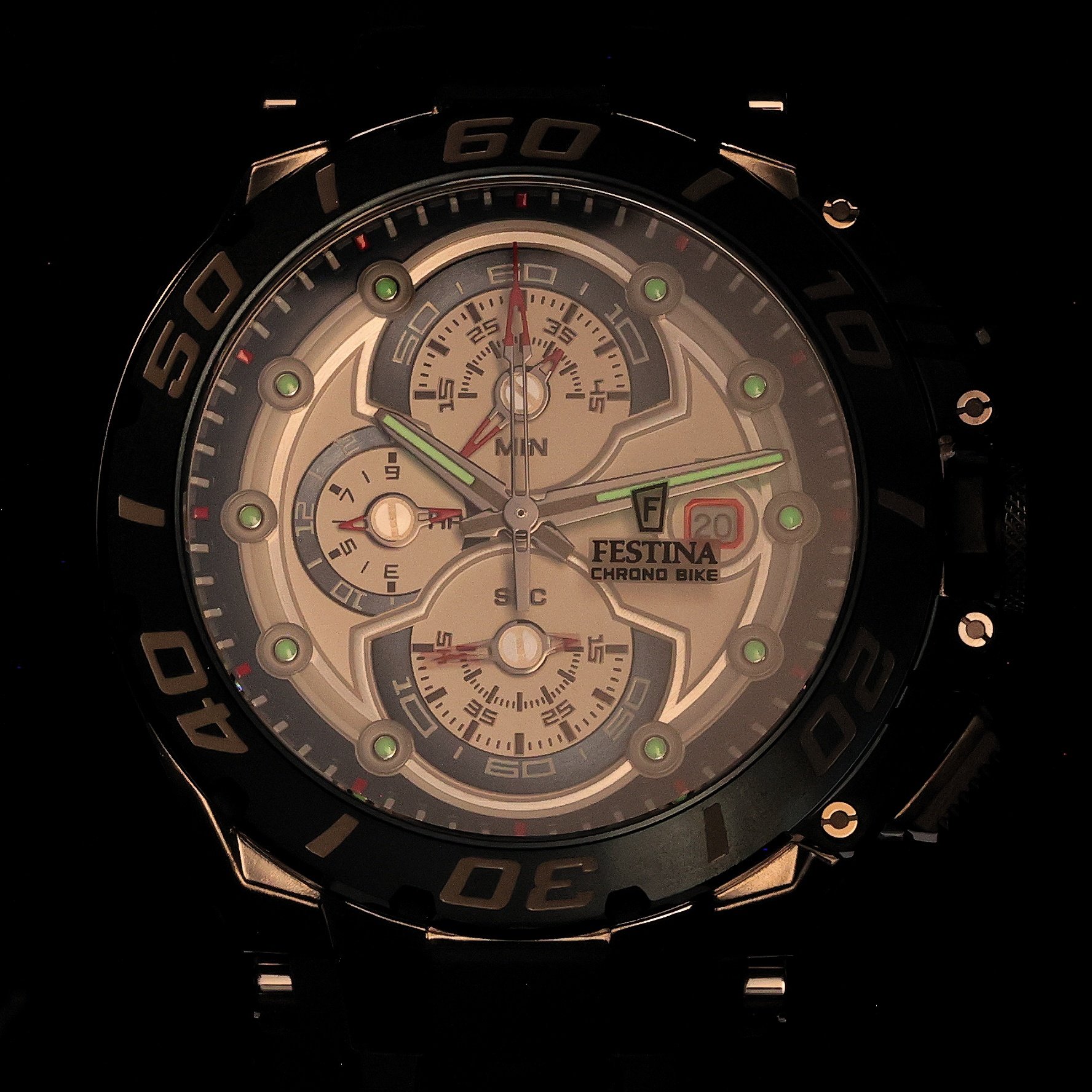 Festina F20755-1 Chrono Bike 2026 Chrono Bike sportowy zegarek srebrny - miniatura 5