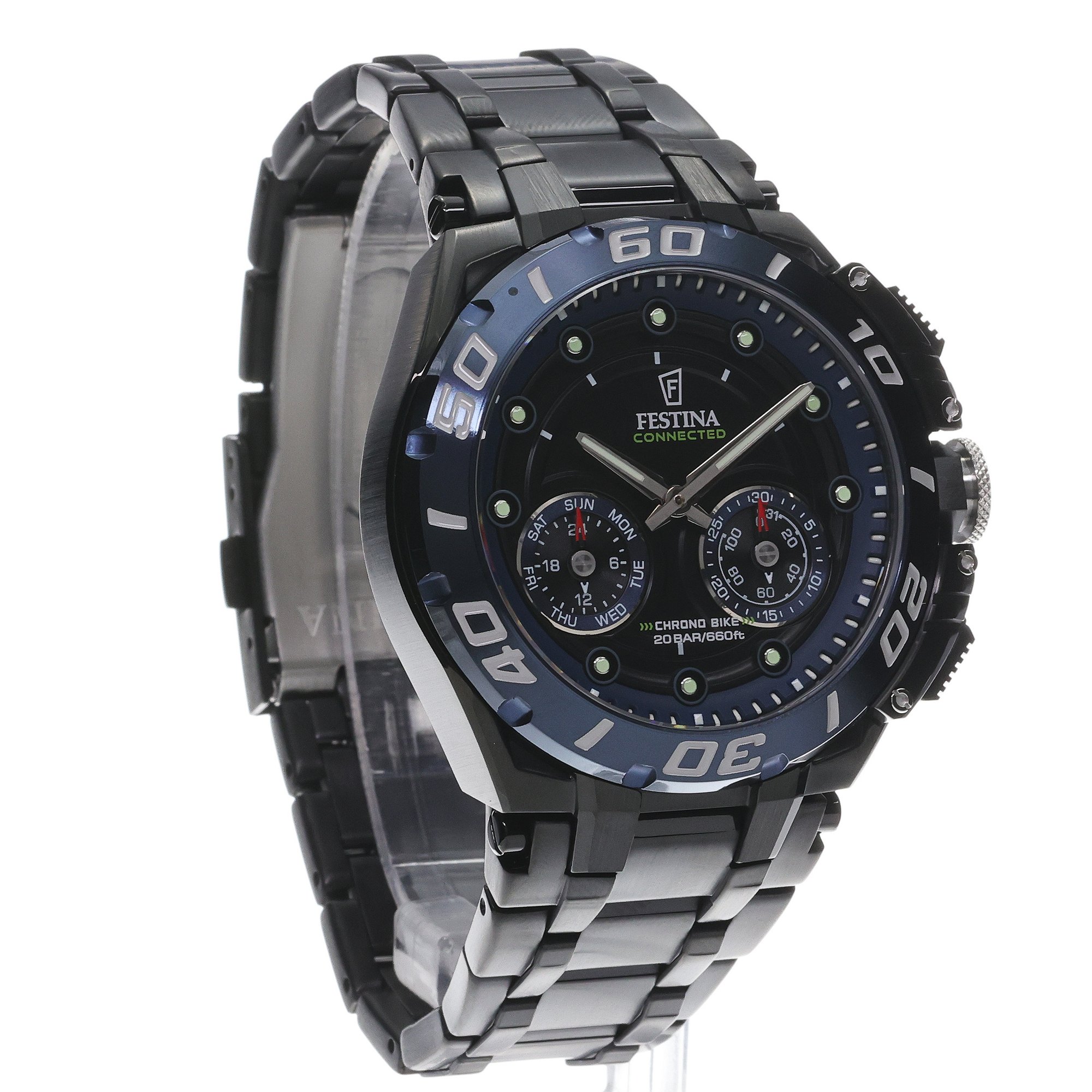 Festina F20762-1 smartwatch czarny sportowy Chrono Bike bransoleta - miniatura 3