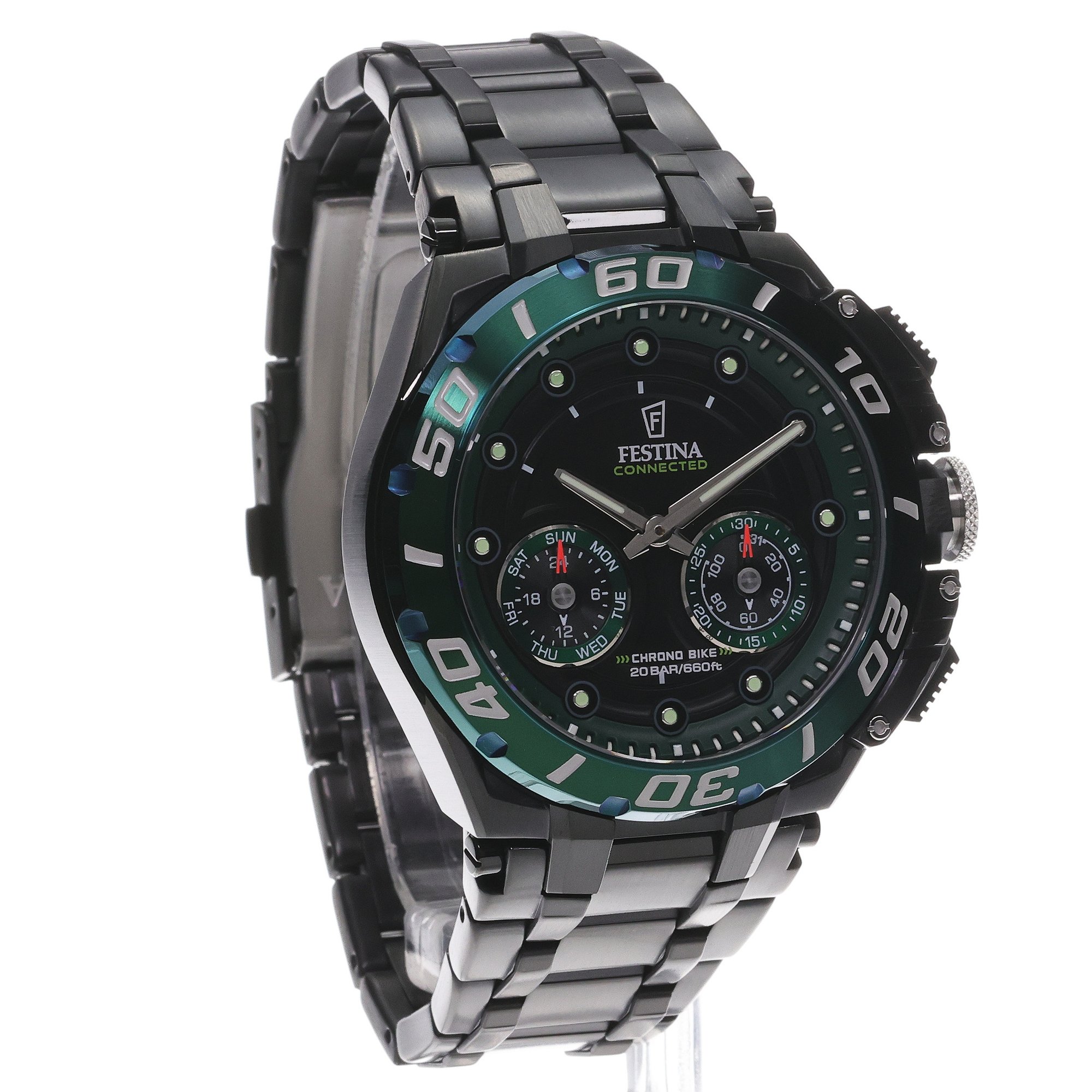 Festina F20762-2 smartwatch czarny sportowy Chrono Bike bransoleta - miniatura 3
