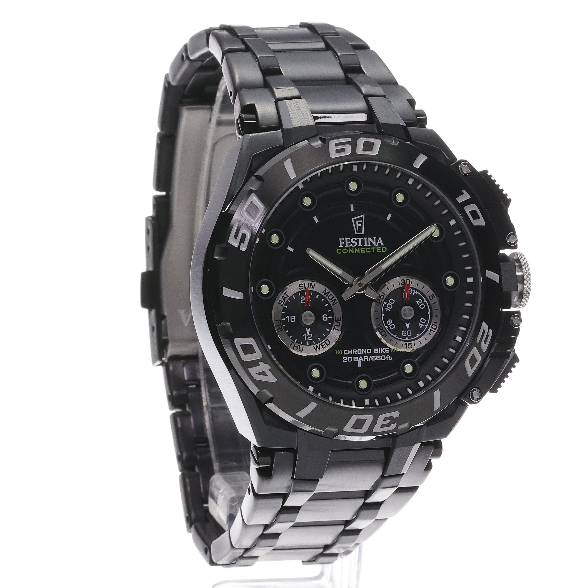 Festina F20762-3 smartwatch czarny sportowy Chrono Bike bransoleta - miniatura 3