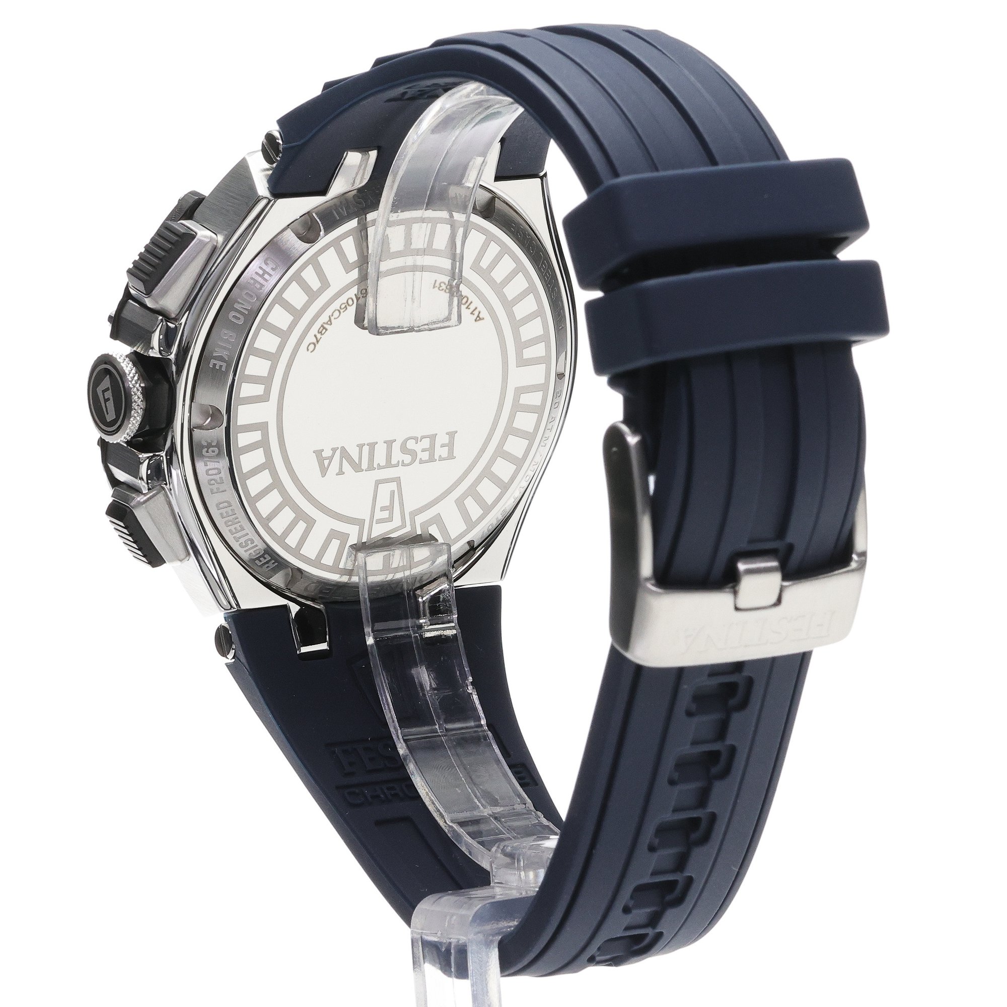 Festina F20763-1 smartwatch srebrny sportowy Chrono Bike pasek - miniatura 4