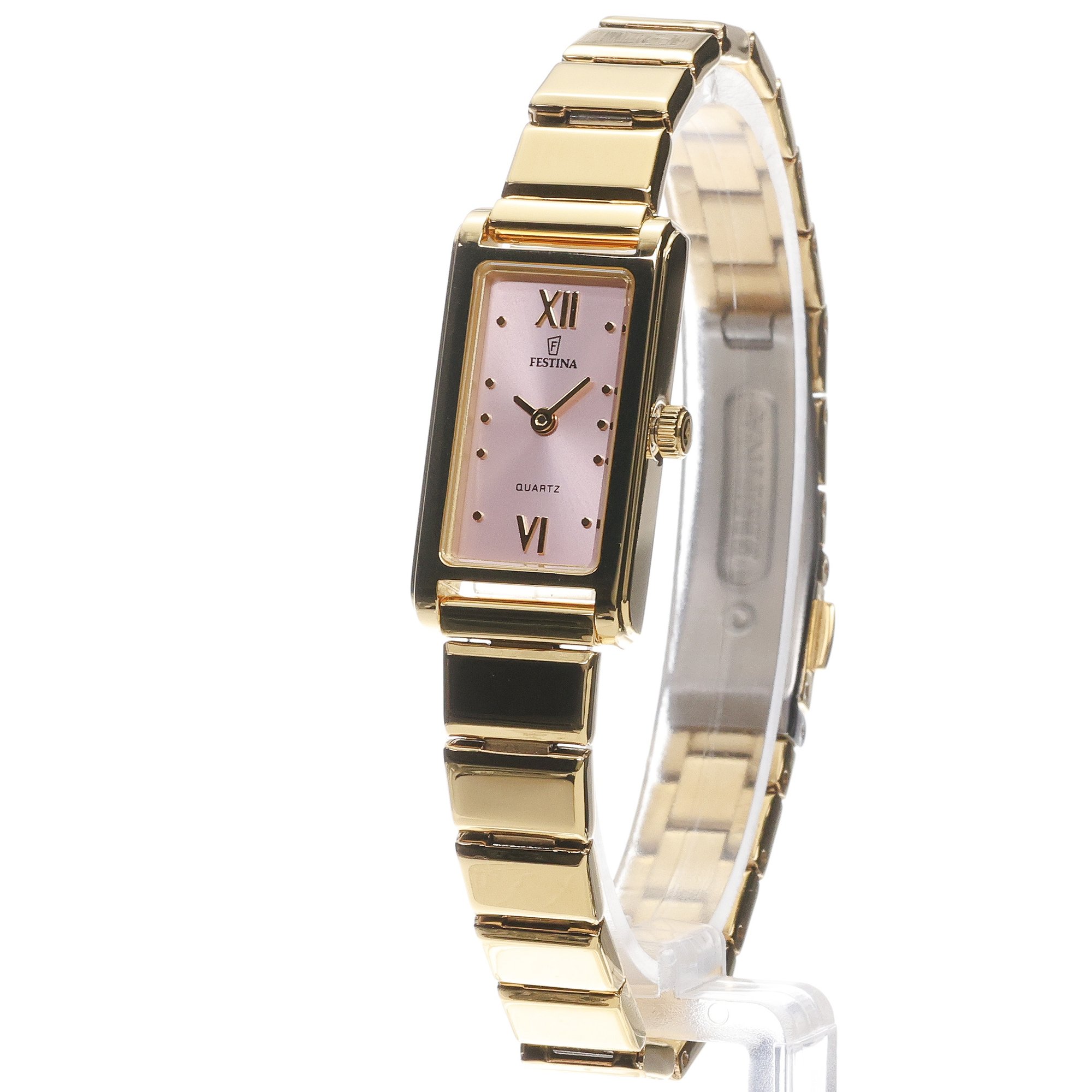 Festina F20768-3 zegarek złoty klasyczny Mademoiselle bransoleta - miniatura 2