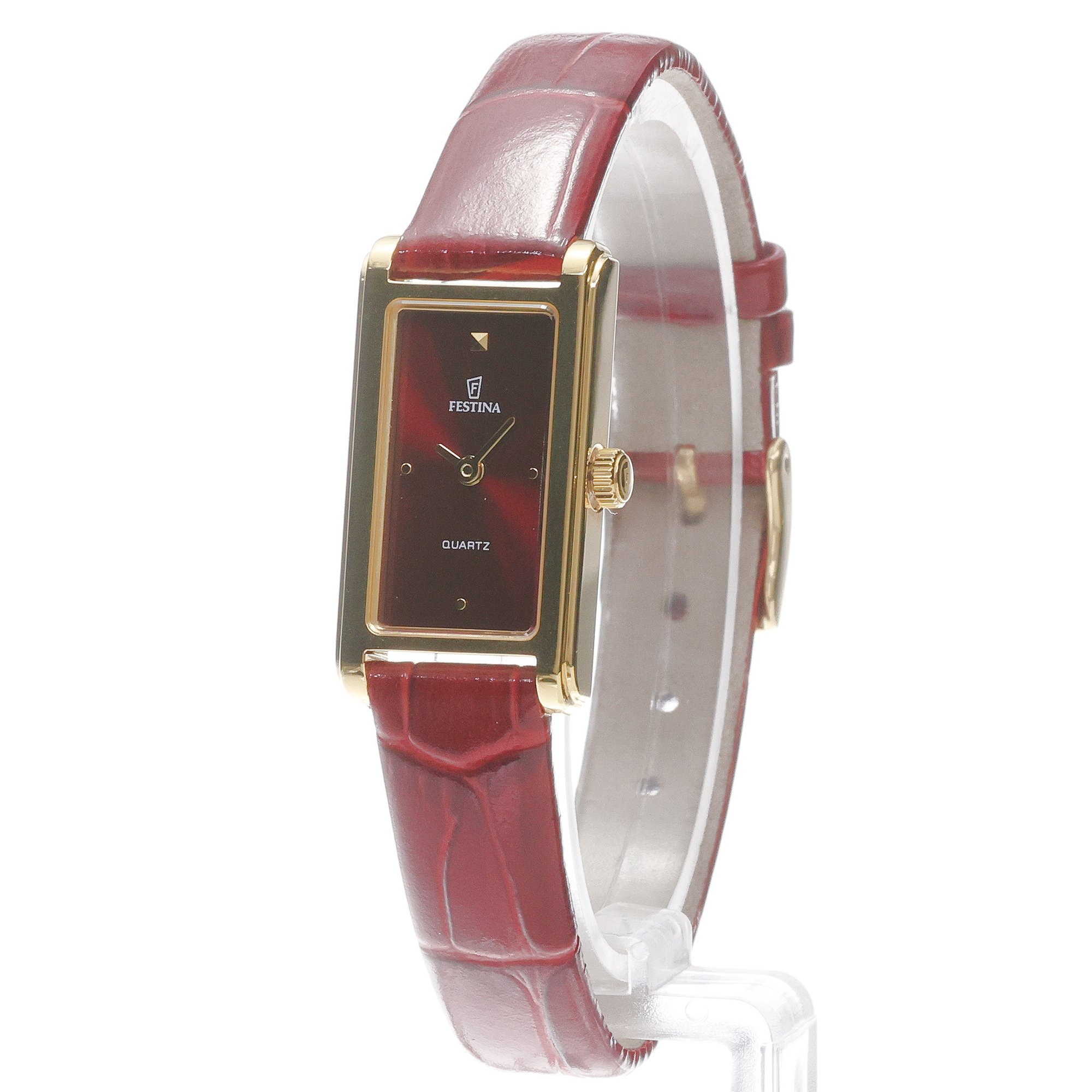 Festina F20770-3 zegarek złoty klasyczny Mademoiselle pasek - miniatura 2