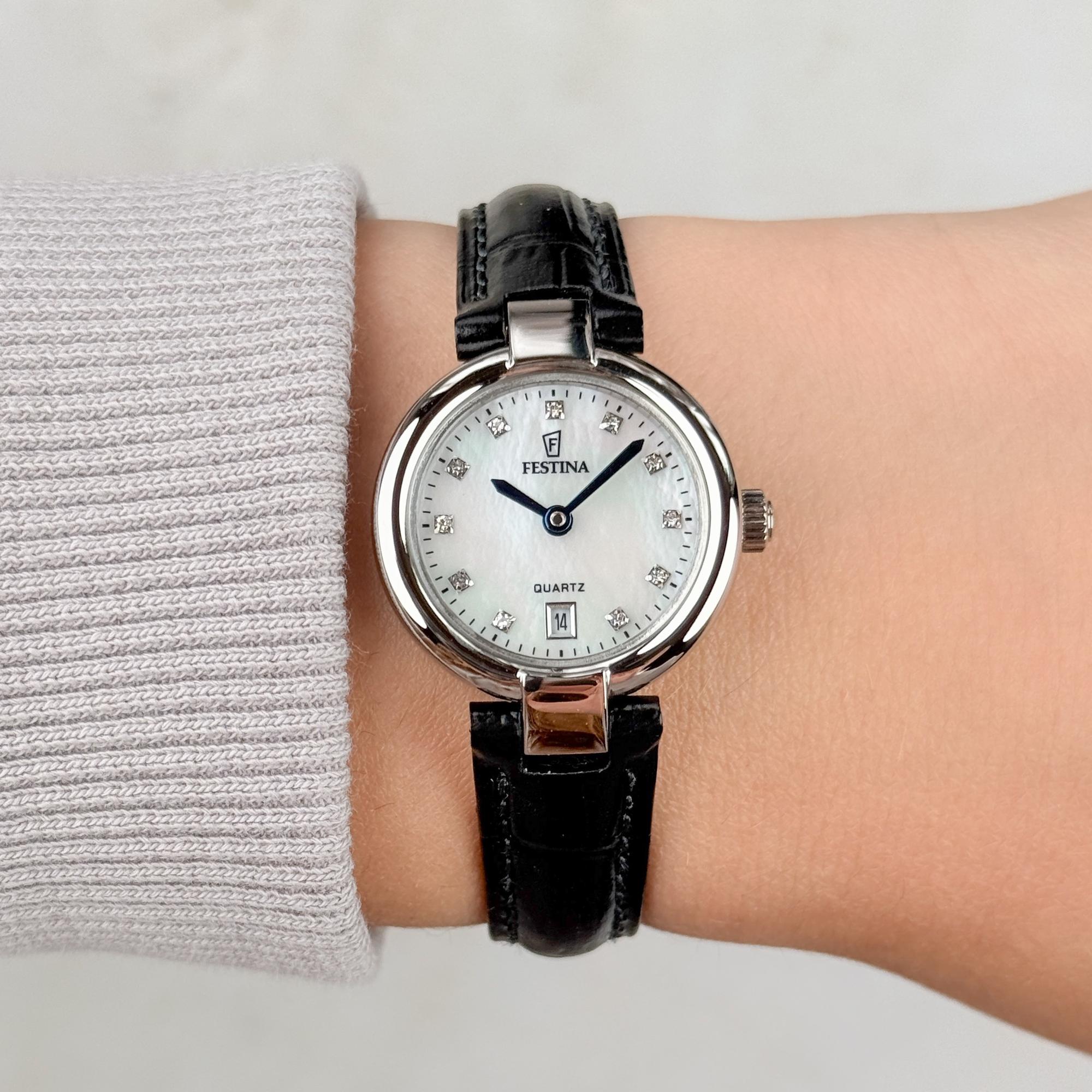 Festina F20782-1 Mademoiselle Mademoiselle klasyczny zegarek srebrny
