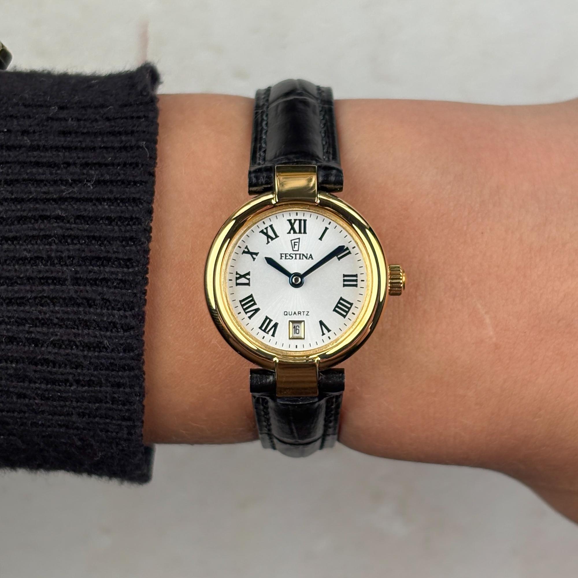 Festina F20783-1 Mademoiselle Mademoiselle klasyczny zegarek złoty