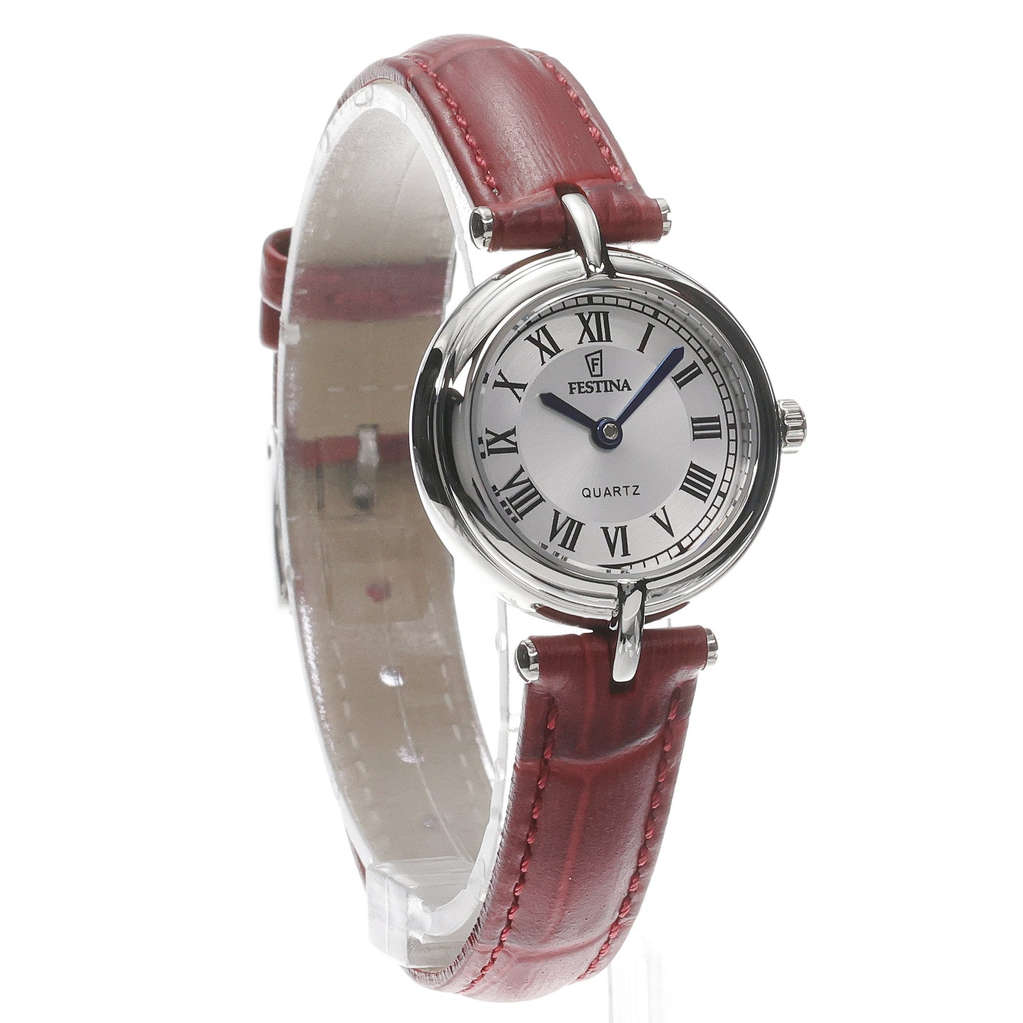 Festina F20787-1 zegarek srebrny klasyczny Mademoiselle pasek - miniatura 3