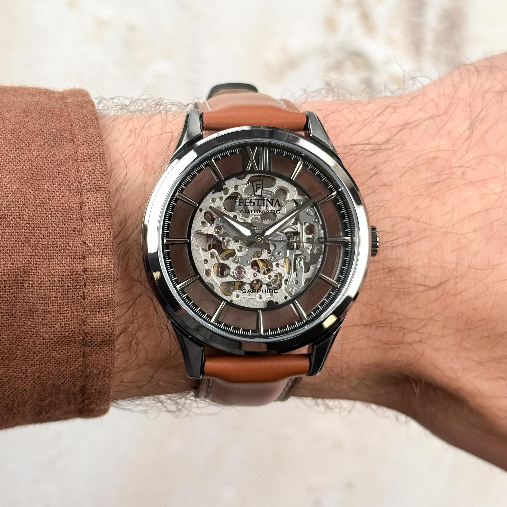 Festina F20794-1 Automatic zegarek męski fashion-modowy szafirowe - miniatura 7