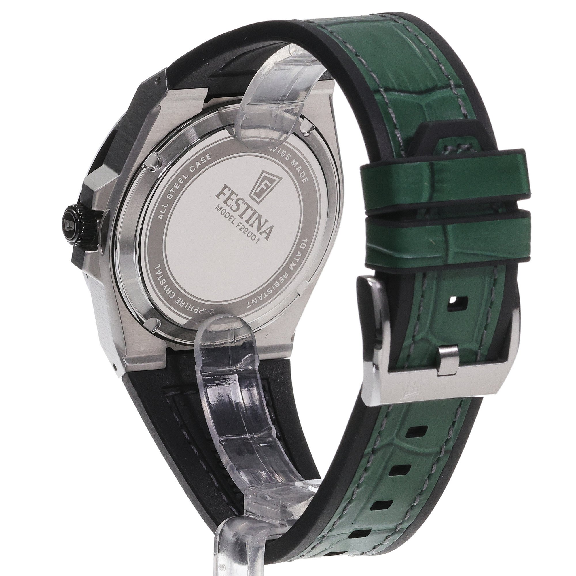 Festina F22001-3 męski zegarek Swiss Made pasek - miniatura 4