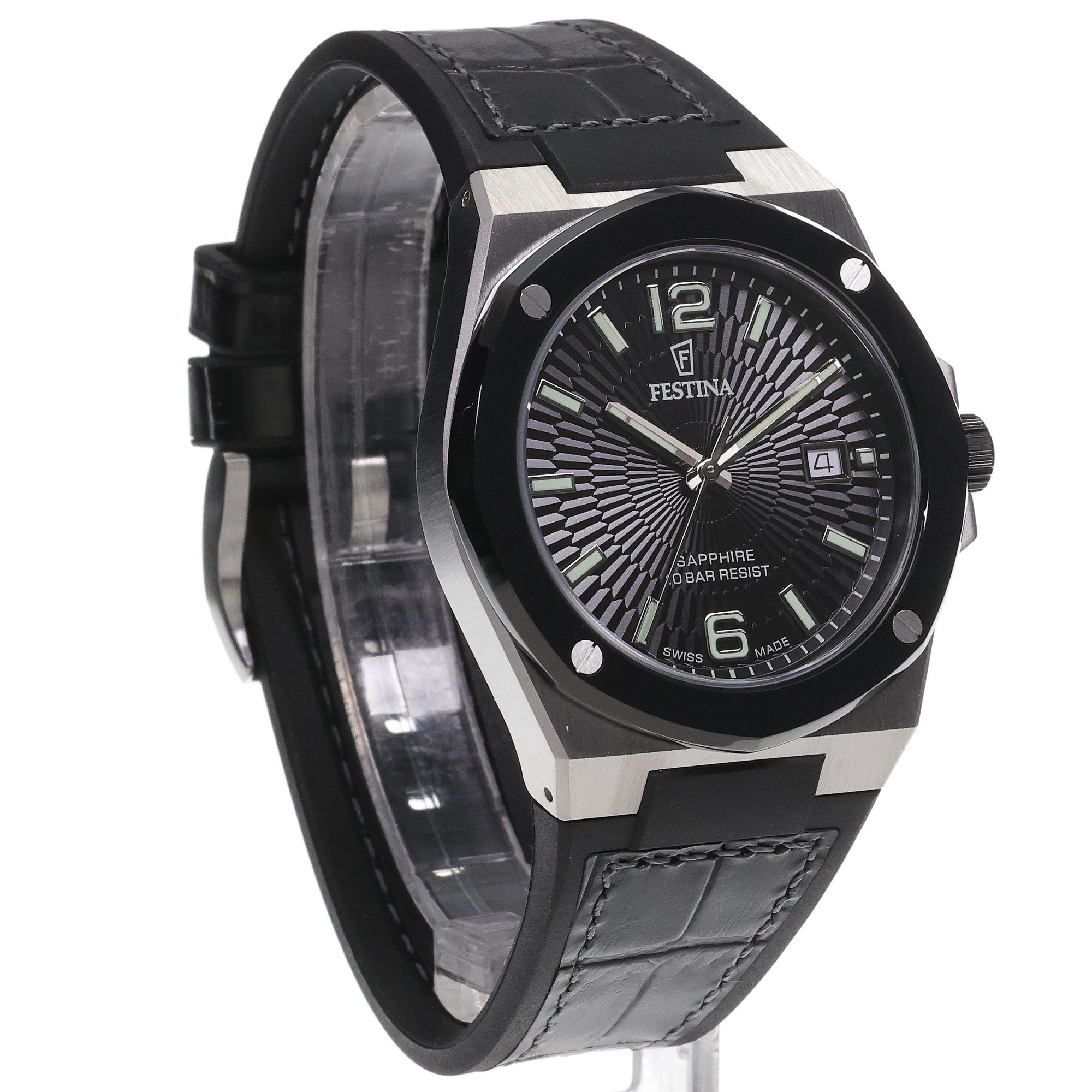 Festina F22001-4 zegarek męski Swiss Made - miniatura 3