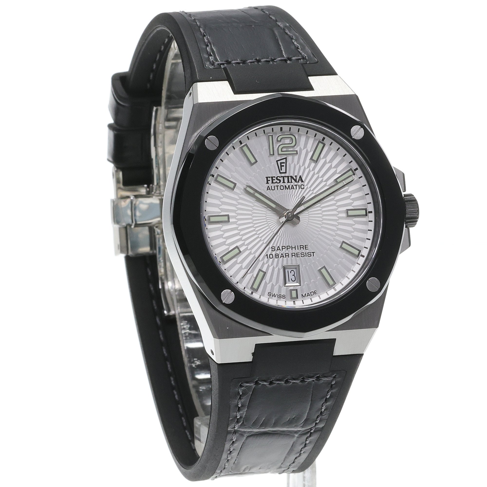 Festina F22005-1 Swiss Made Automatic zegarek klasyczny Swiss Made - miniatura 3