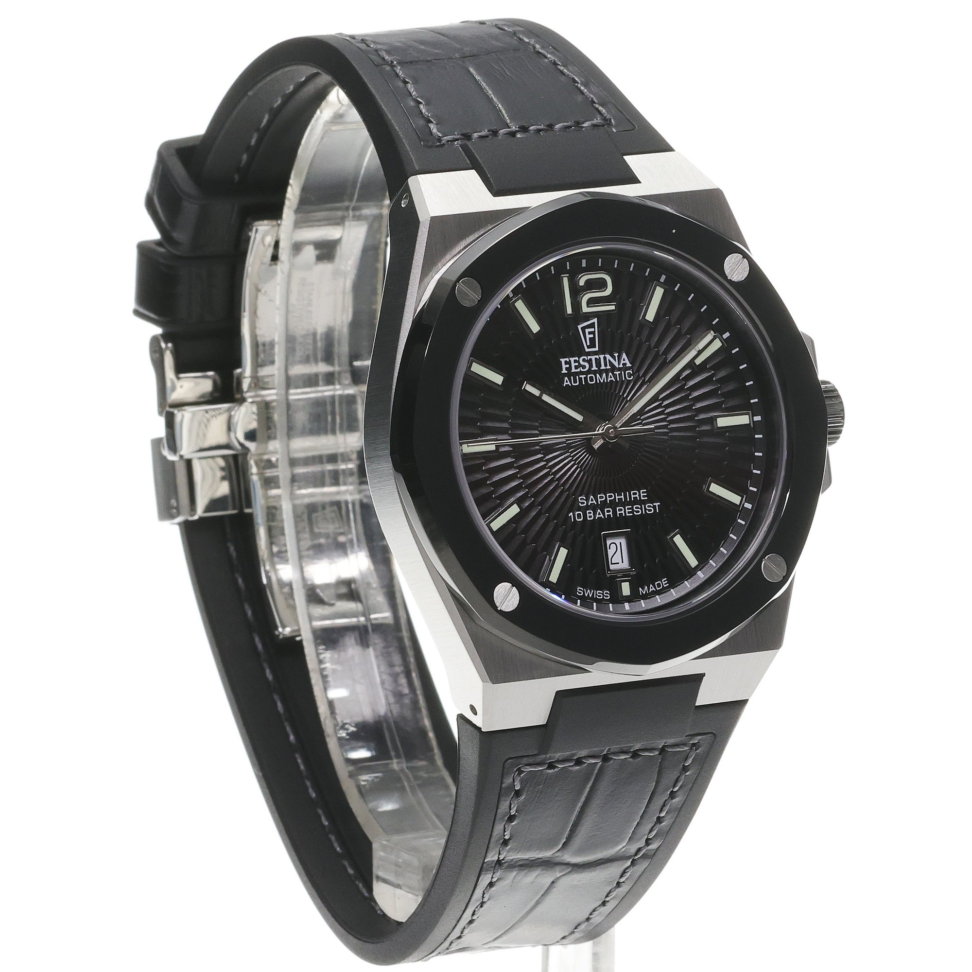 Festina F22005-4 Swiss Made Automatic zegarek klasyczny Swiss Made