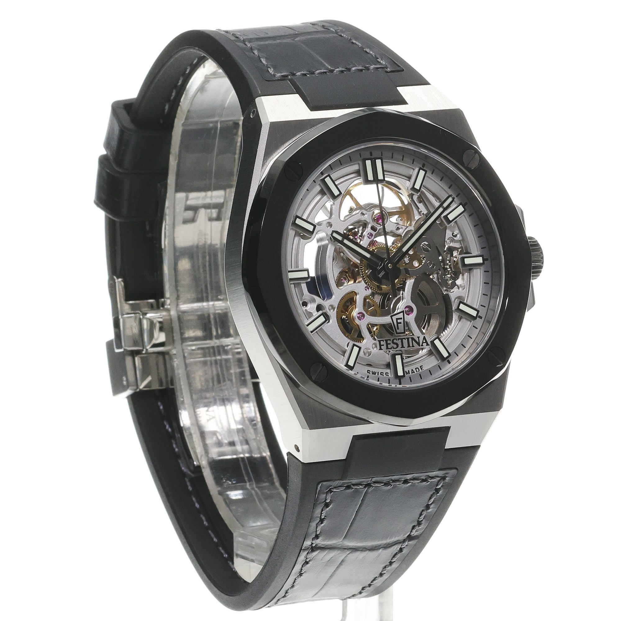 Festina F22009-1 męski zegarek Swiss Made pasek