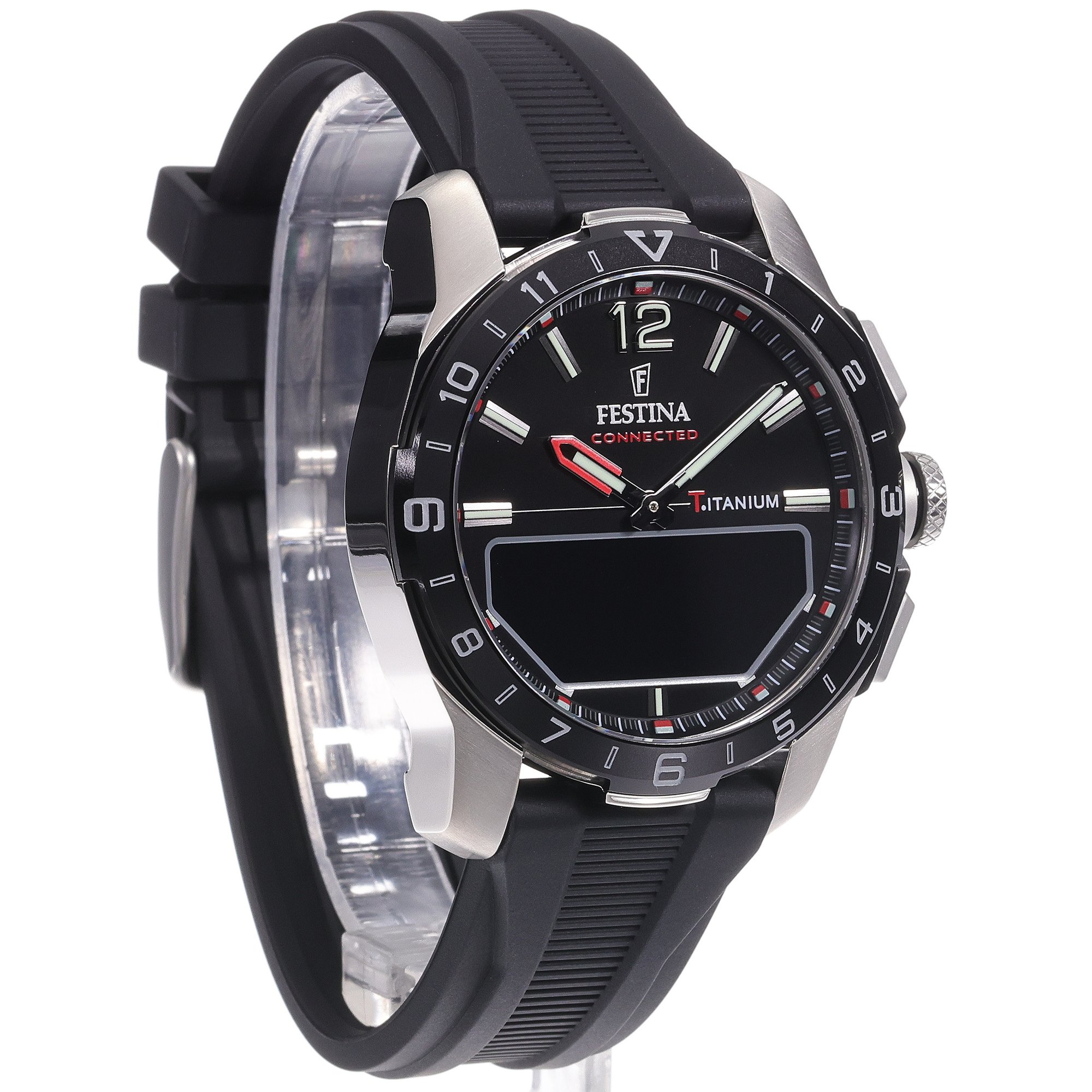 Festina F23000-4 smartwatch szary sportowy Connected pasek - miniatura 3