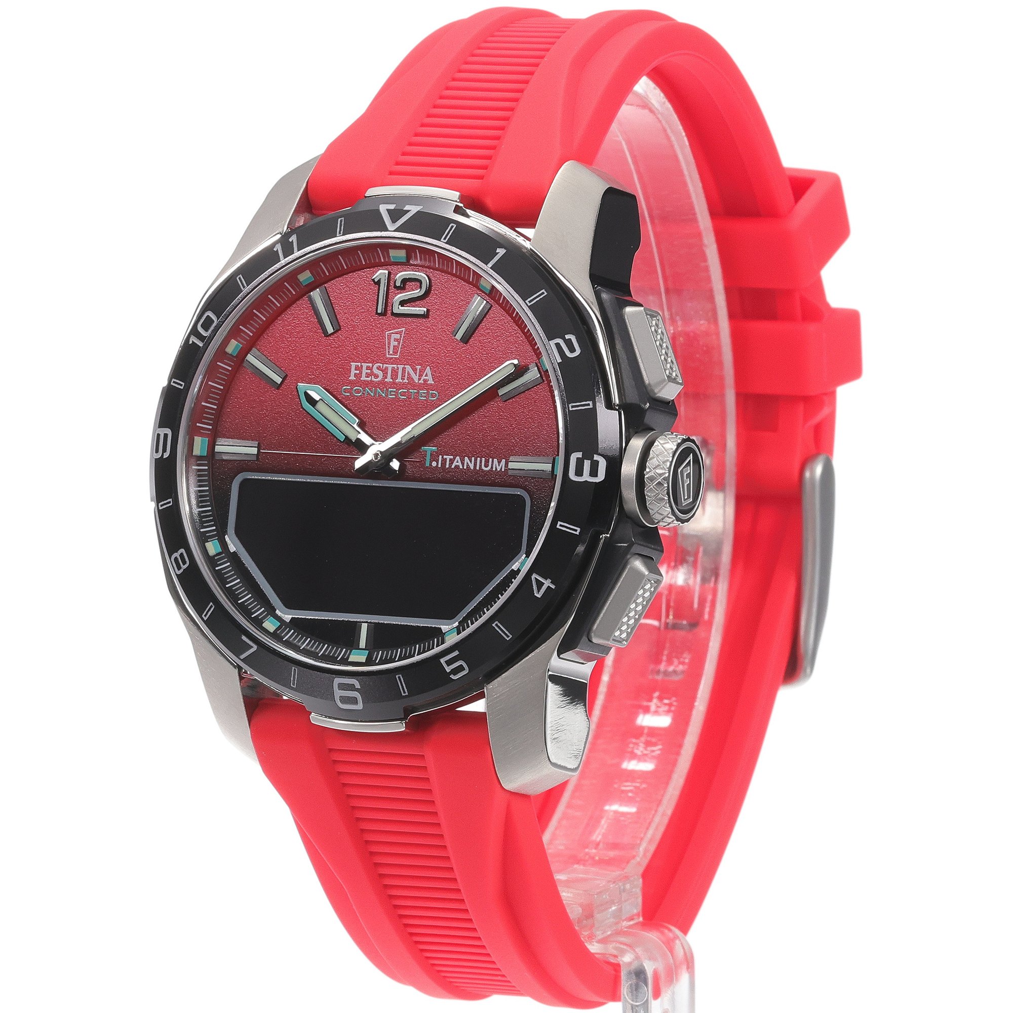Festina F23000-6 Connected Connected Titanium smartwatch męski sportowy szafirowe