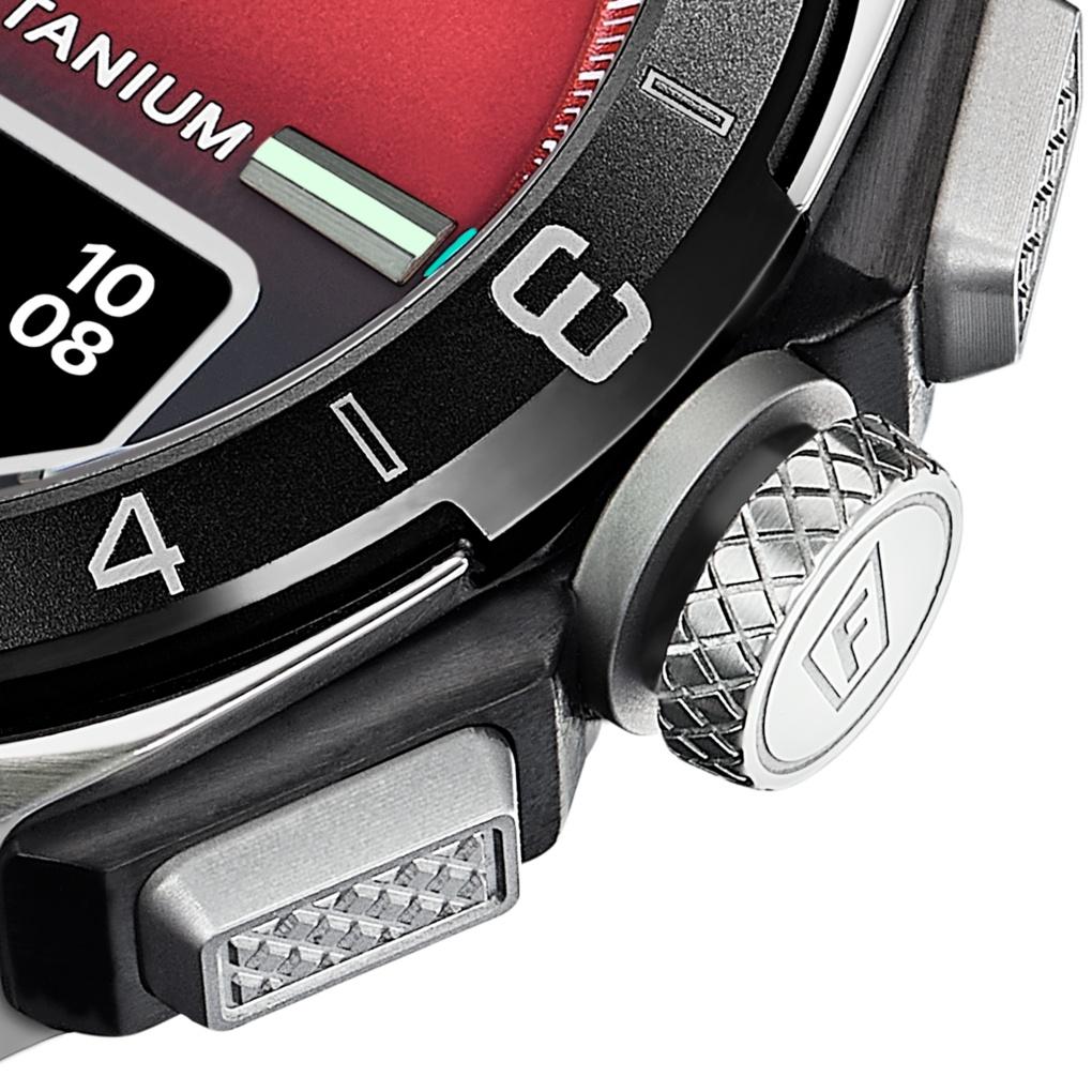 Festina F23000-6 Connected Connected Titanium smartwatch męski sportowy szafirowe