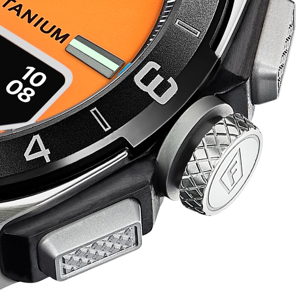 Festina F23000-7 Connected Connected Titanium smartwatch męski sportowy szafirowe