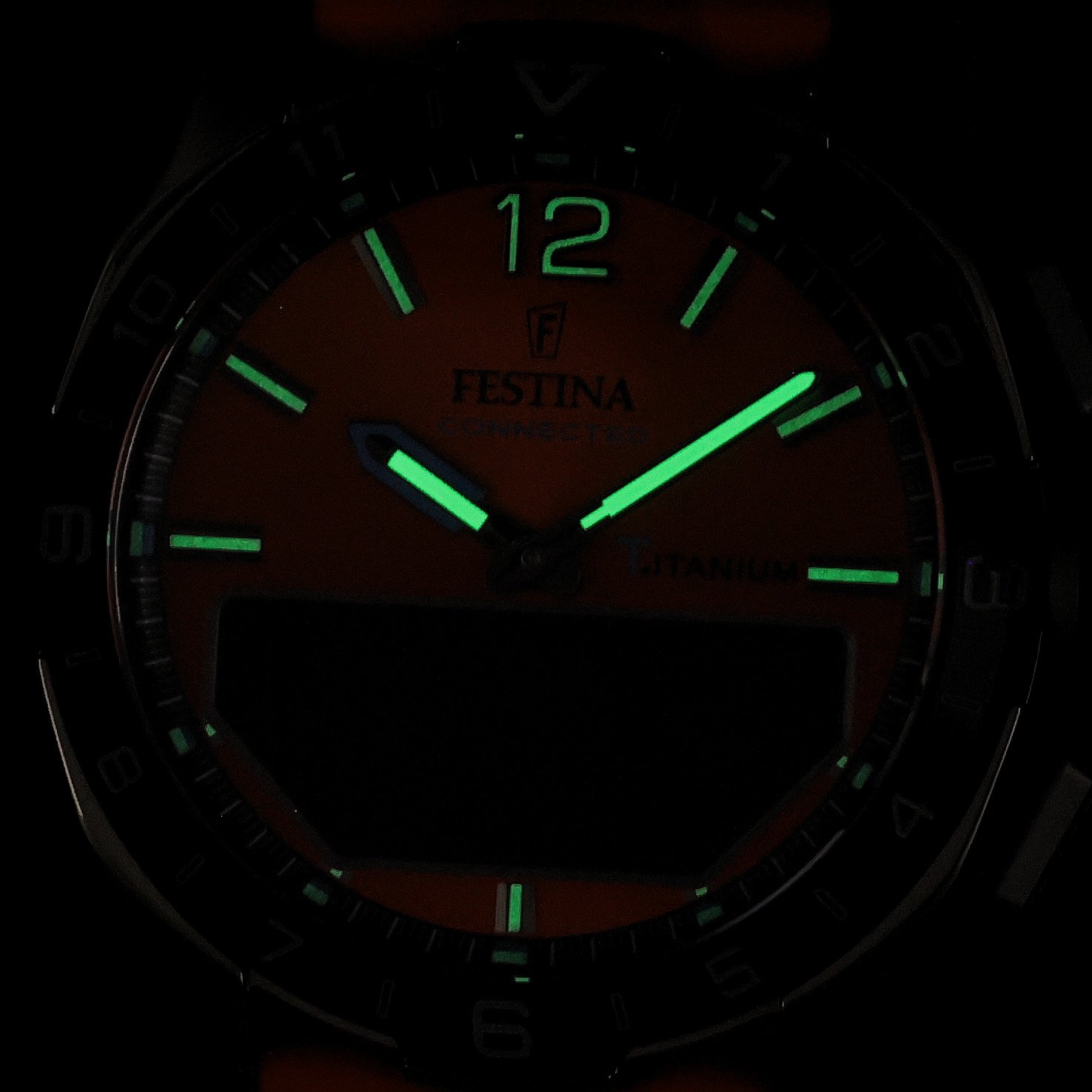 Festina F23000-7 Connected Titanium Connected sportowy smartwatch szary