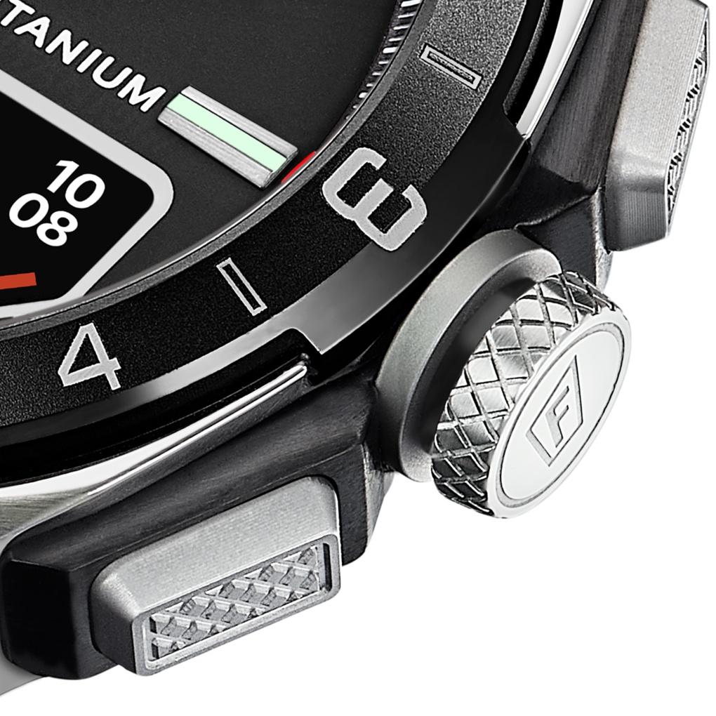 Festina F23000-A Connected Connected Titanium smartwatch męski sportowy szafirowe