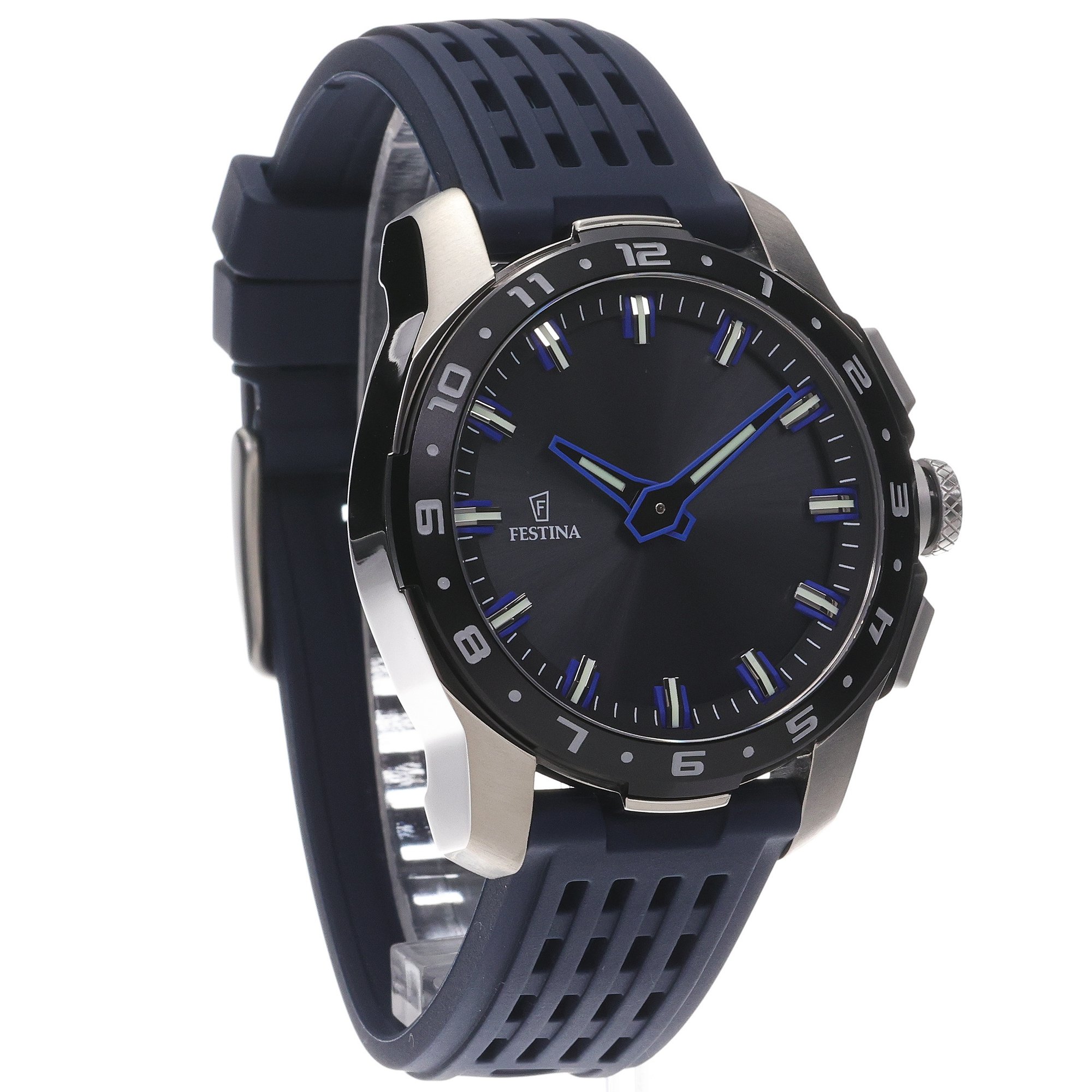 Festina F23305-3 Connected Full D Dark Blue Connected klasyczny smartwatch szary - miniatura 3