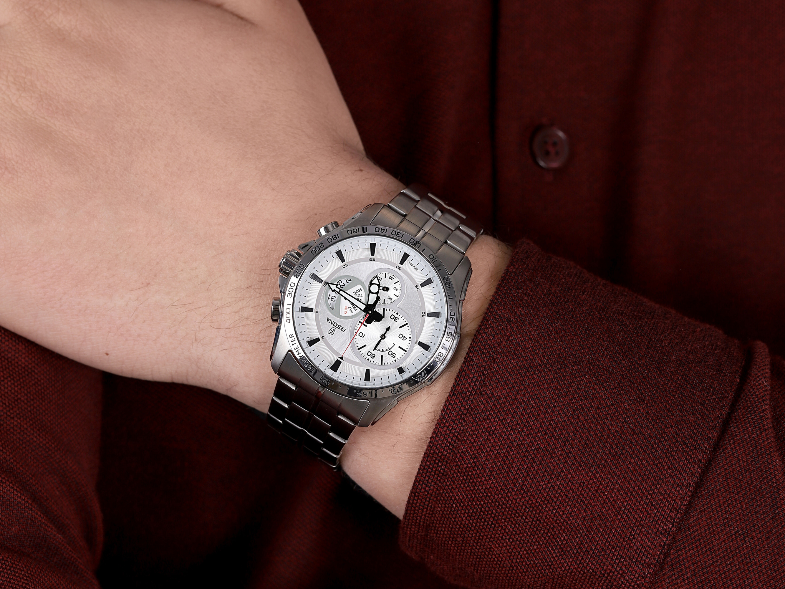 Festina F6849-1 zegarek męski Chronograf - miniatura 4