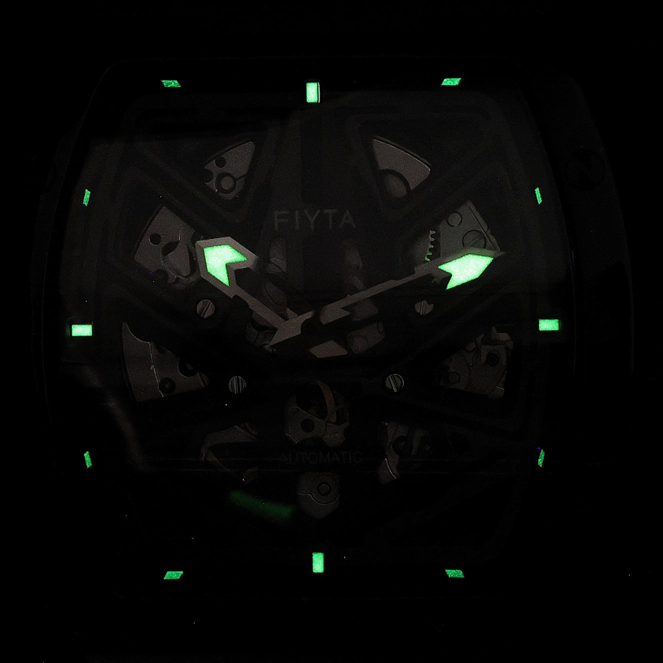 Fiyta DGA35012BBB Męskie Interstellar Automatic Space Warship pasek