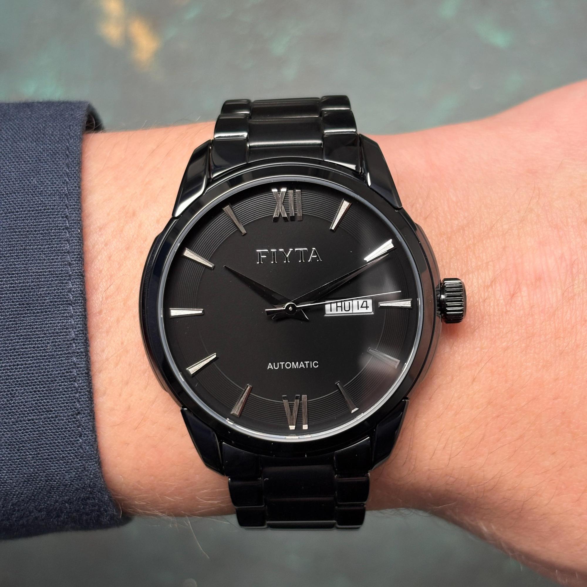 Fiyta GA802071BBB Timeless Classic Automatic zegarek klasyczny Męskie